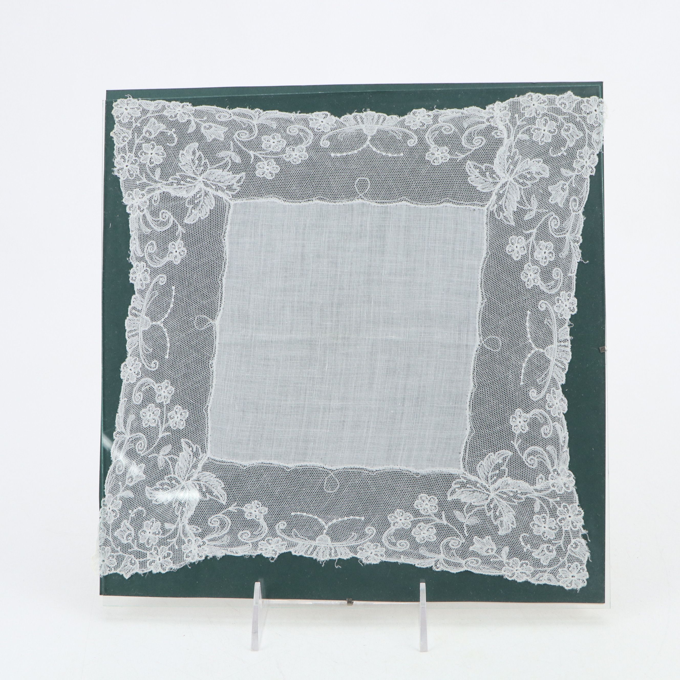 Hanging Lace and Embroidered Table Napkins