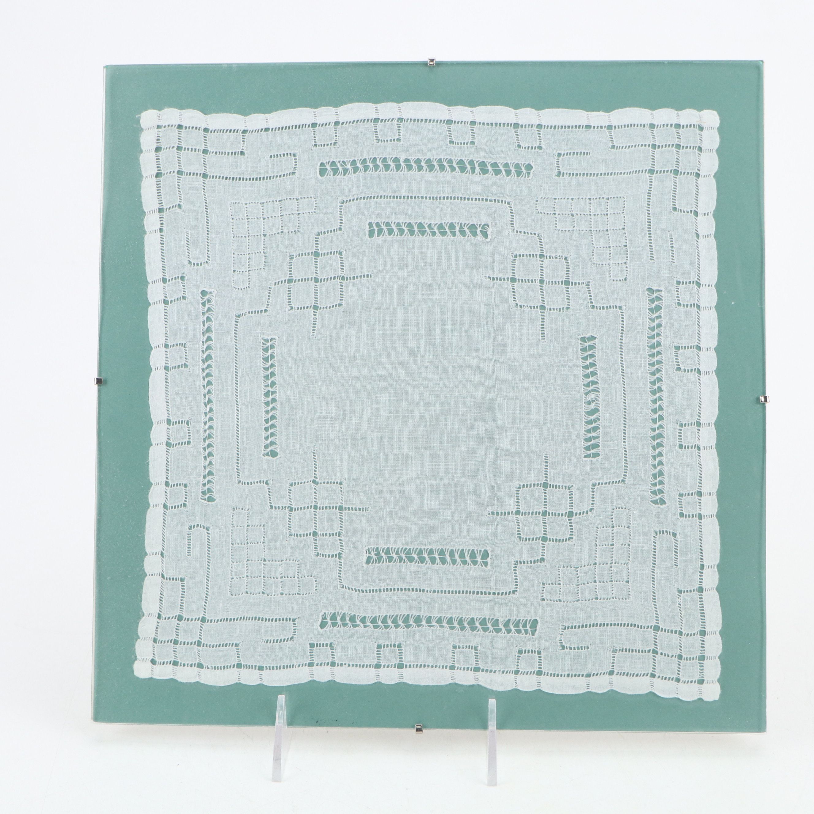 Hanging Lace and Embroidered Table Napkins