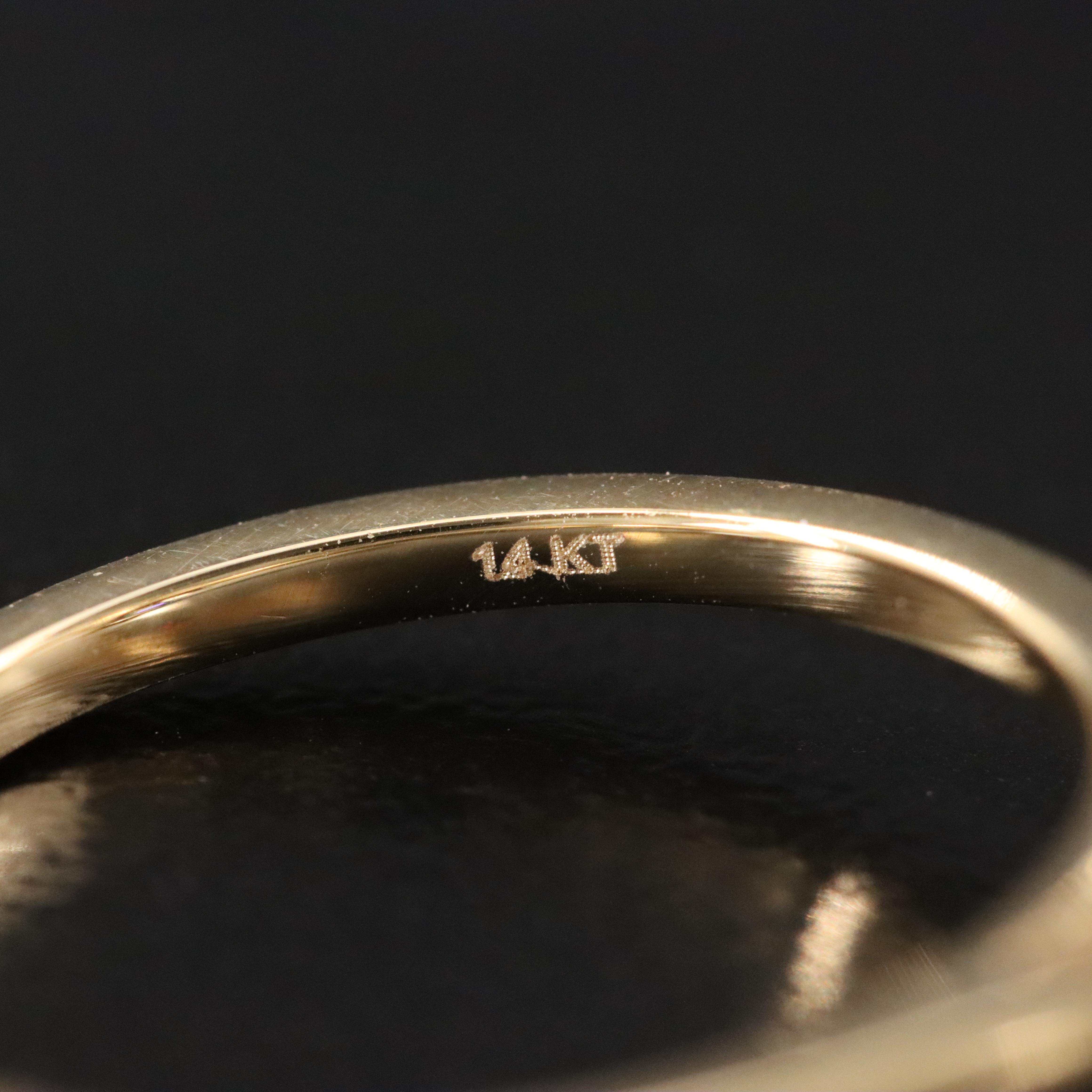 14K 1.53 CT Lab Grown Diamond Solitaire Ring with IGI Report