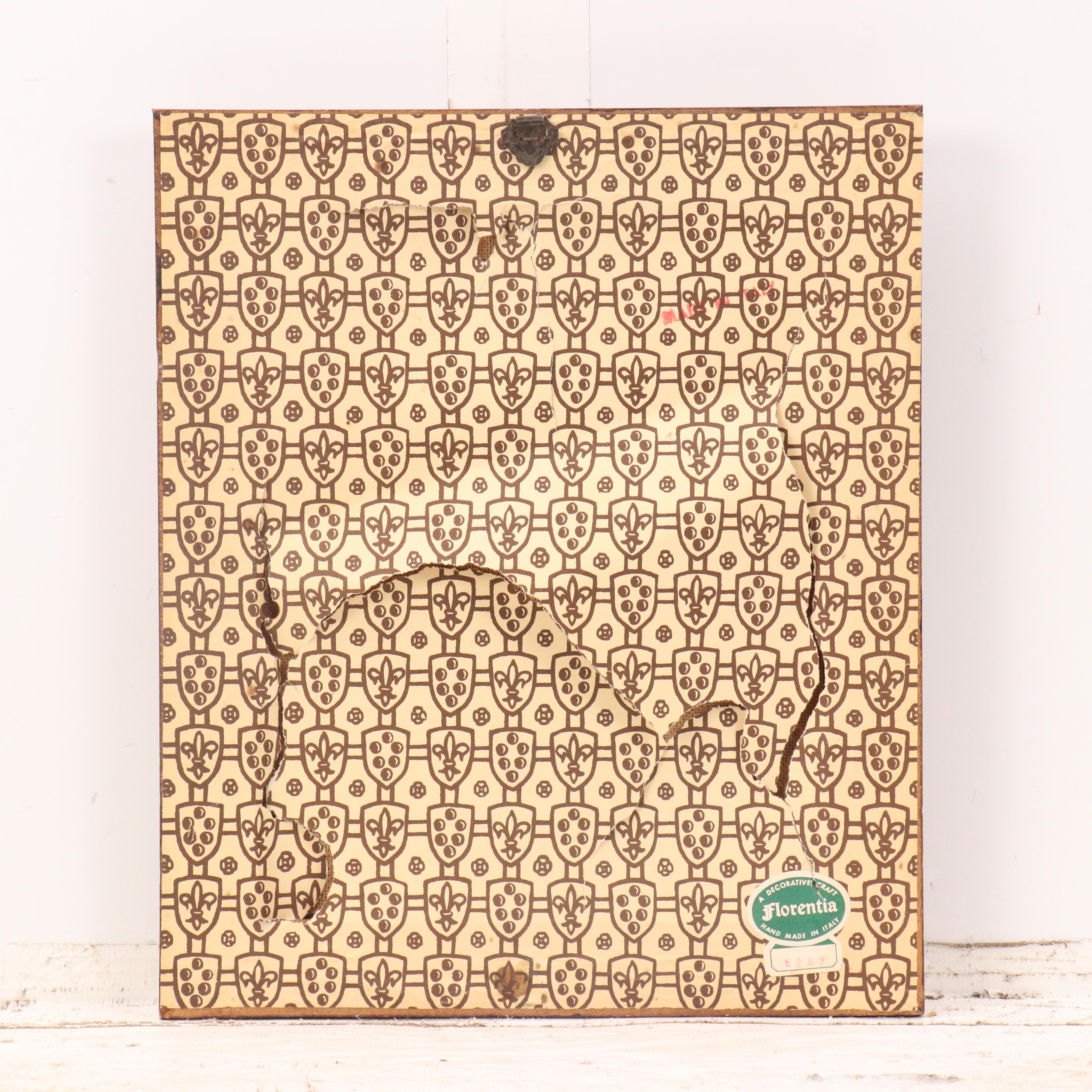 Ornithological Offset Lithograph After R. A. Vowles "Tawny Owl," Mid-20th C.