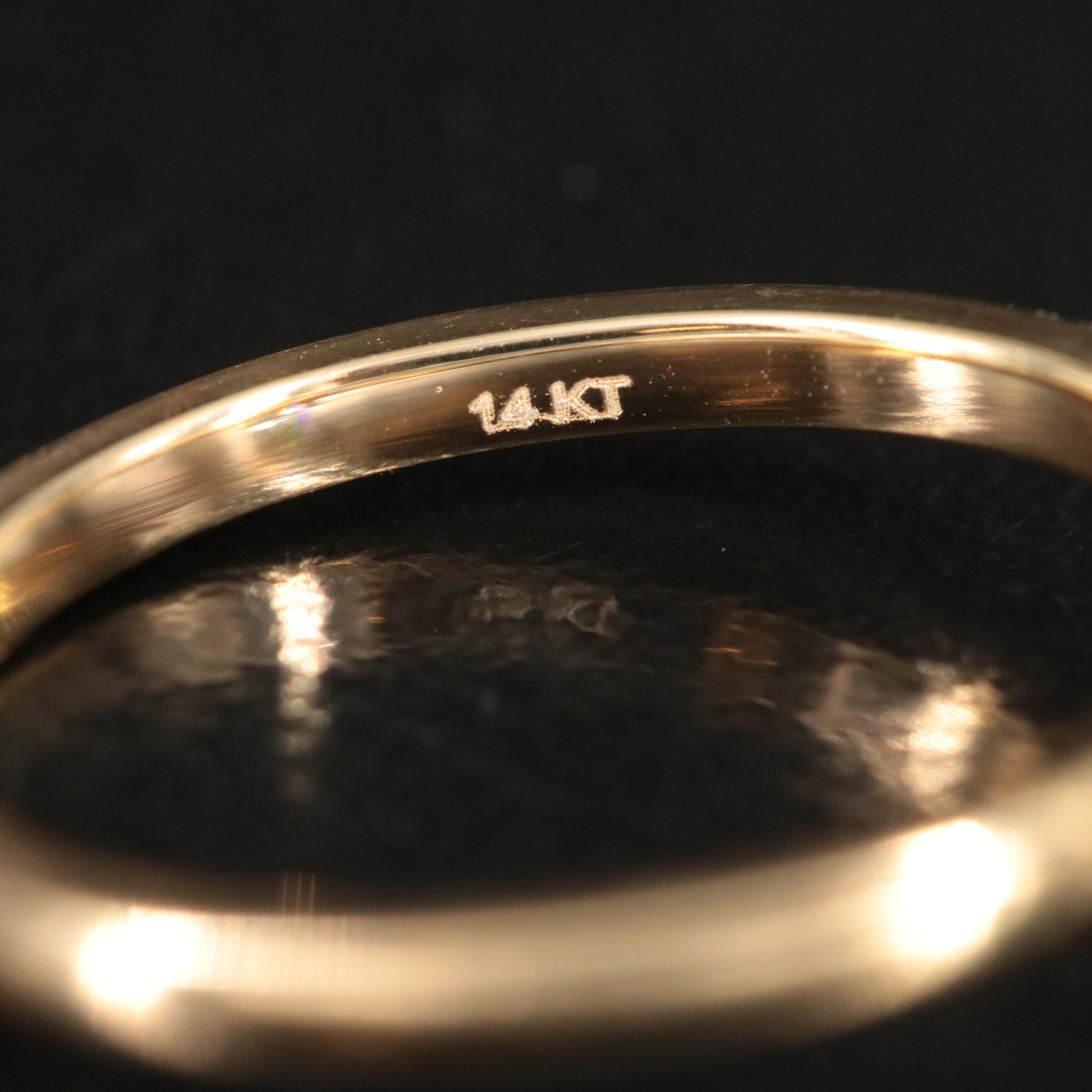 14K 1.10 CT Lab Grown Diamond Solitaire Ring with IGI Report