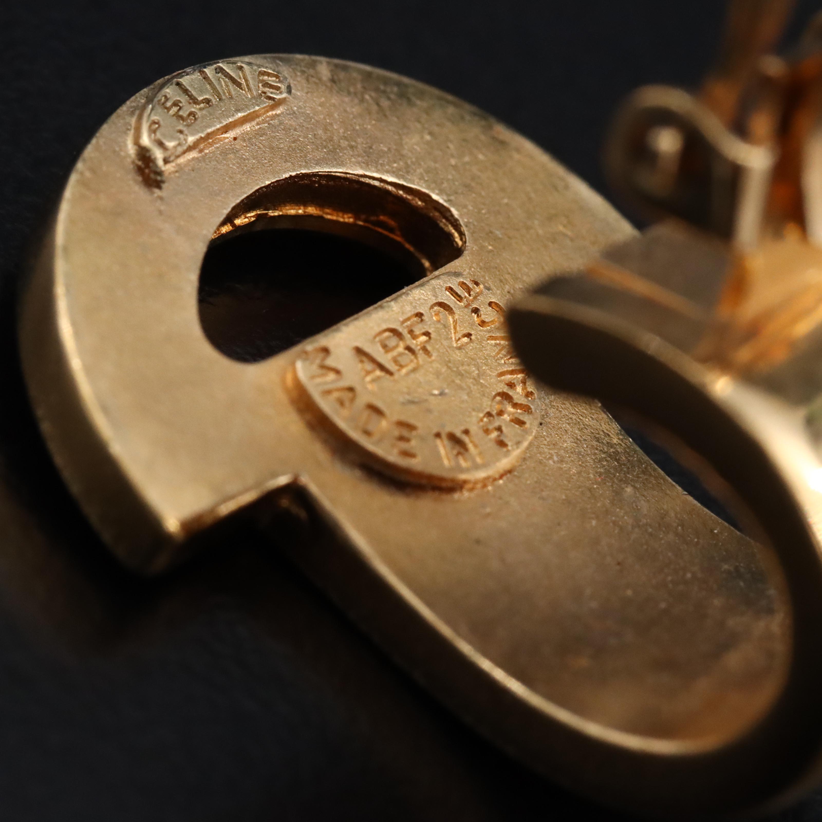 Celine Clip Earrings