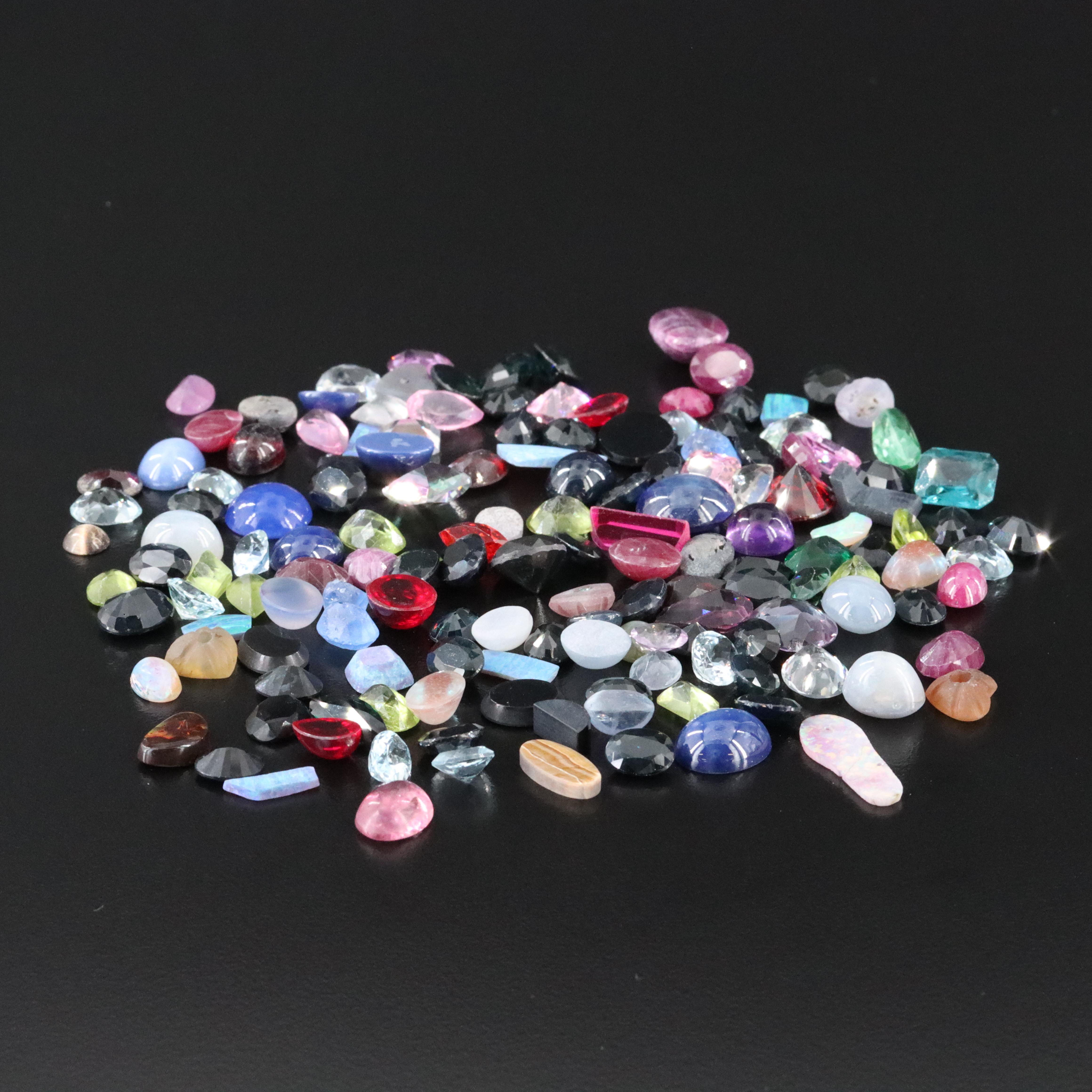 Loose 339.04 CTW Gemstones Including Amethyst, Topaz and Peridot