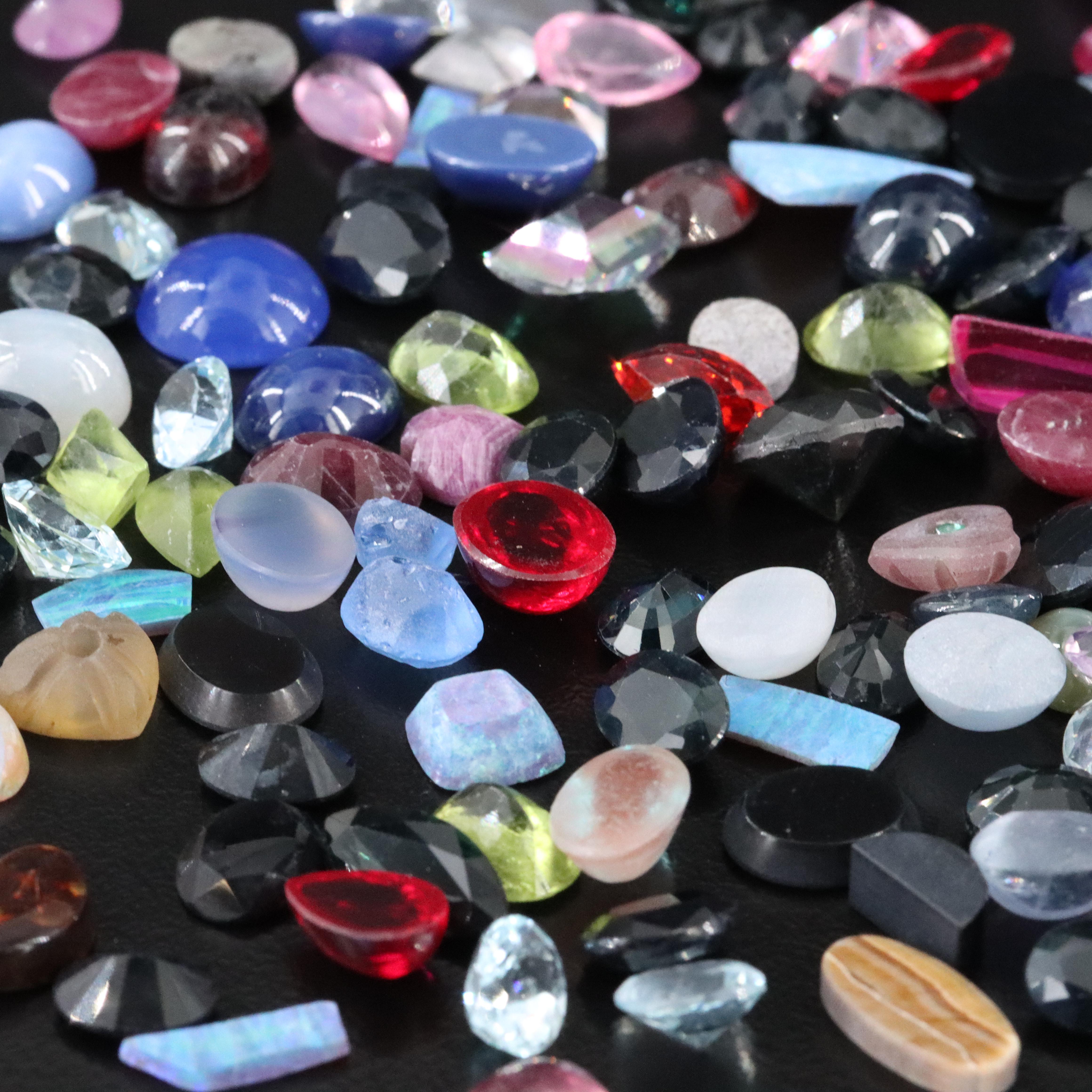 Loose 339.04 CTW Gemstones Including Amethyst, Topaz and Peridot