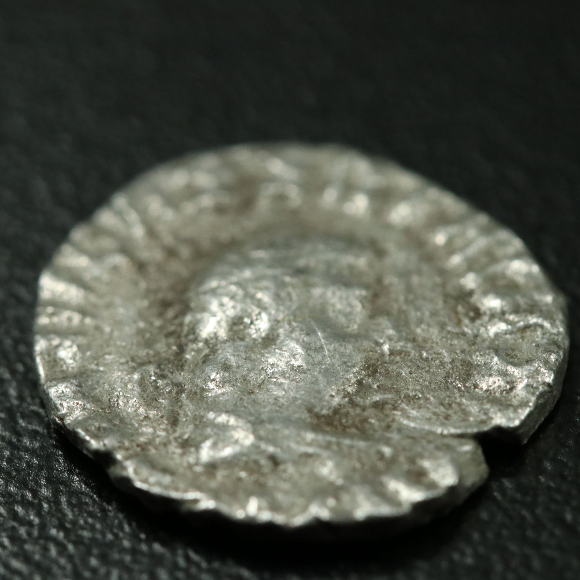 Ancient Baktrian Kingdom AR Drachm Coin of Hermaeus Soter, ca. 55 B.C.