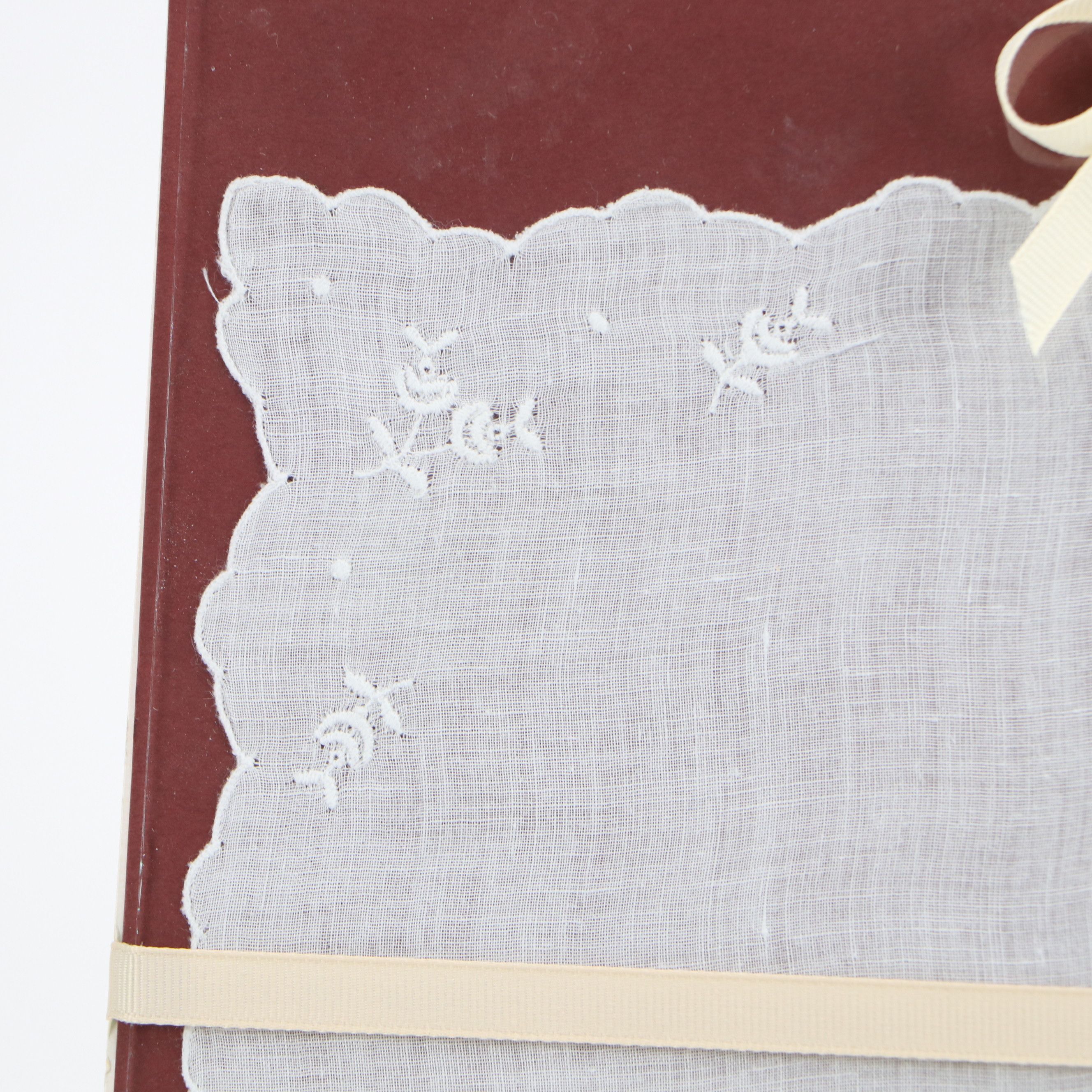 Hanging Embroidered and Lace Table Linens