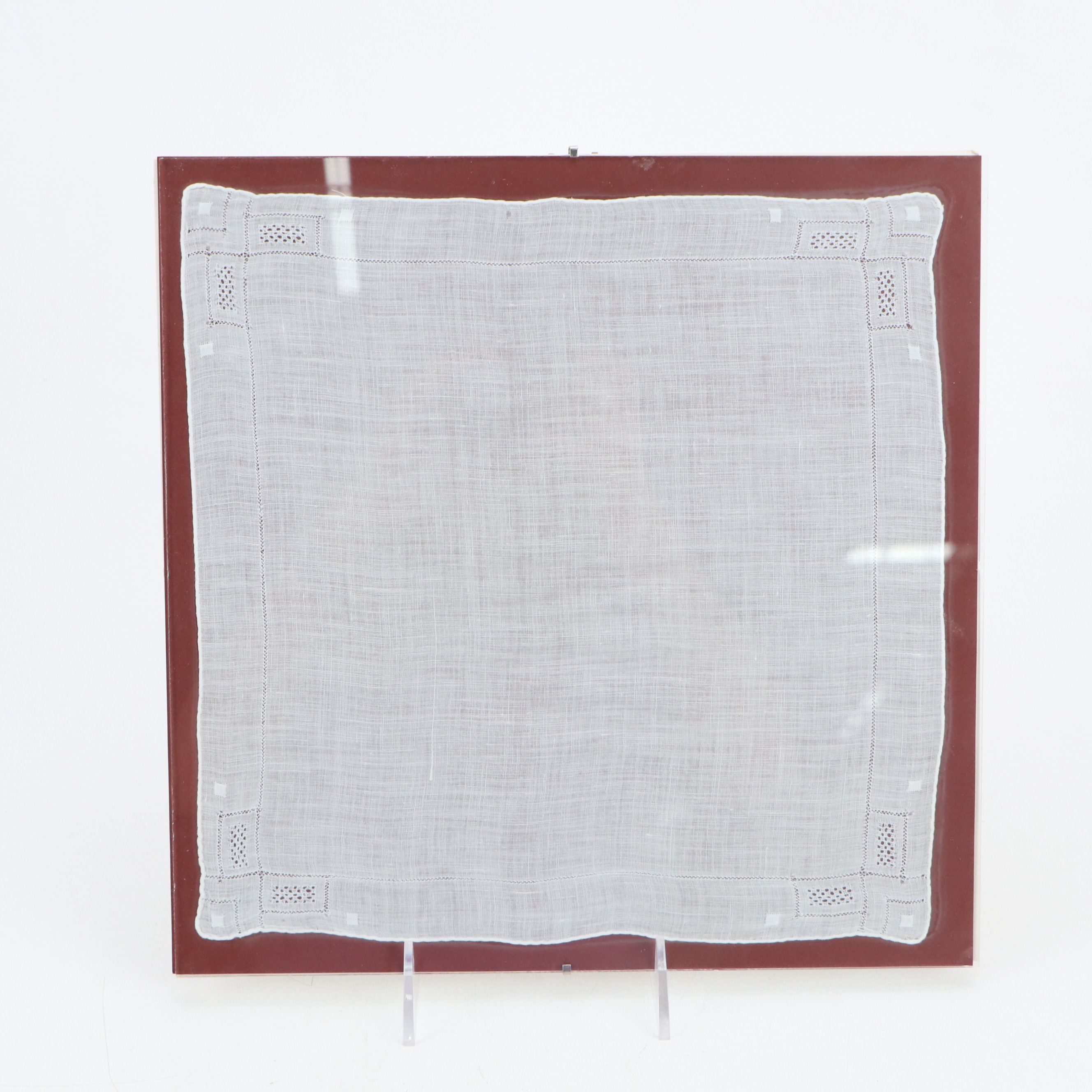 Hanging Embroidered and Lace Table Linens