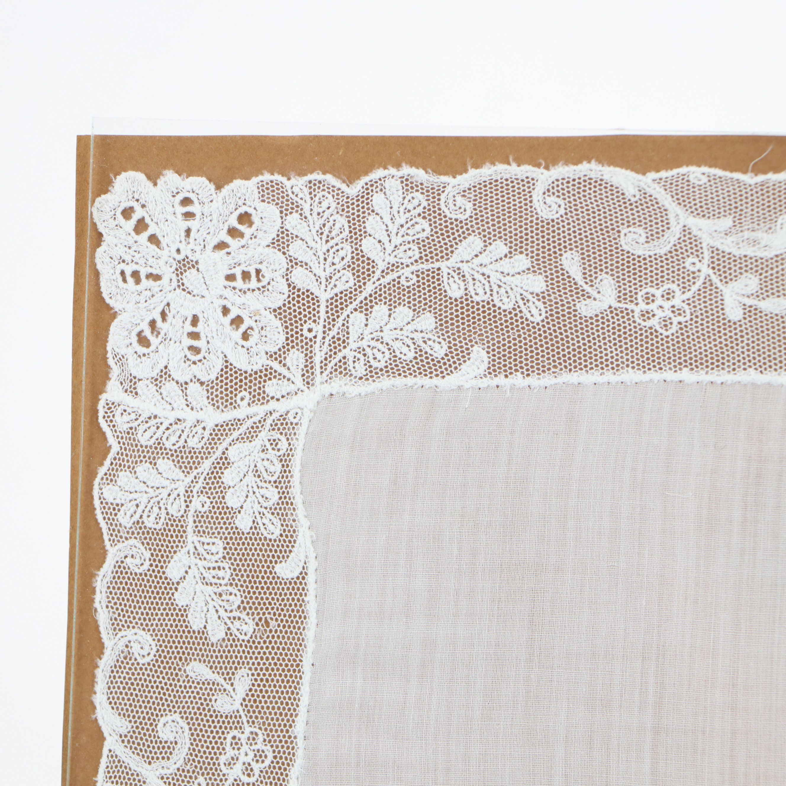 Hanging Embroidered and Lace Table Linens