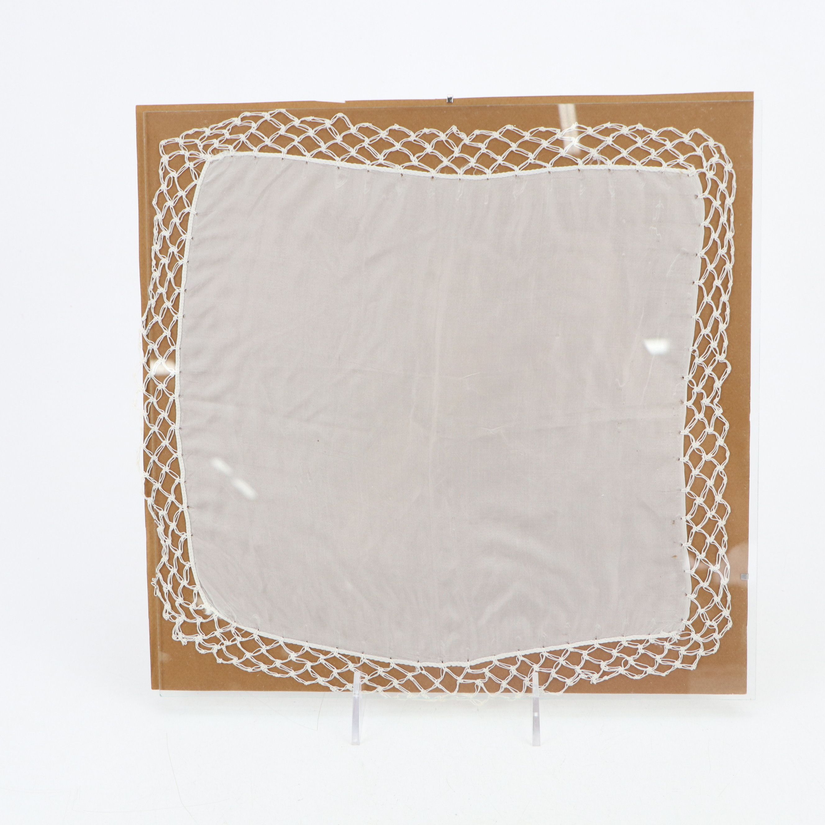 Hanging Embroidered and Lace Table Linens