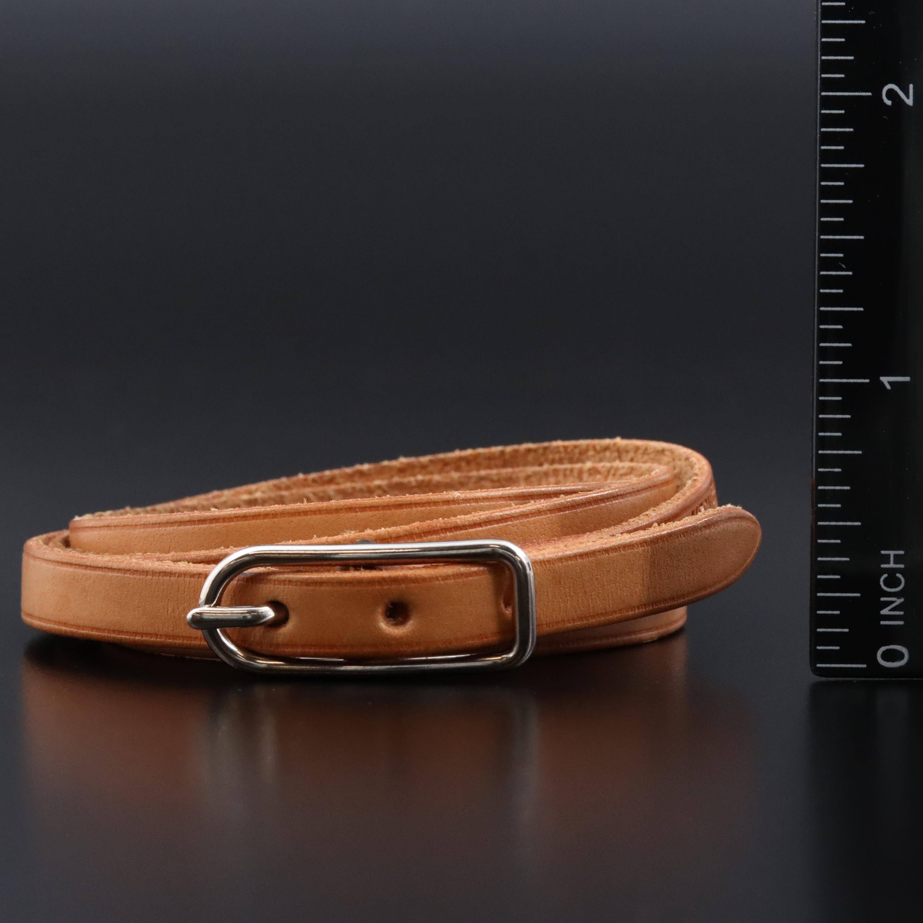 Hermès Quadruple Tour Leather Bracelet