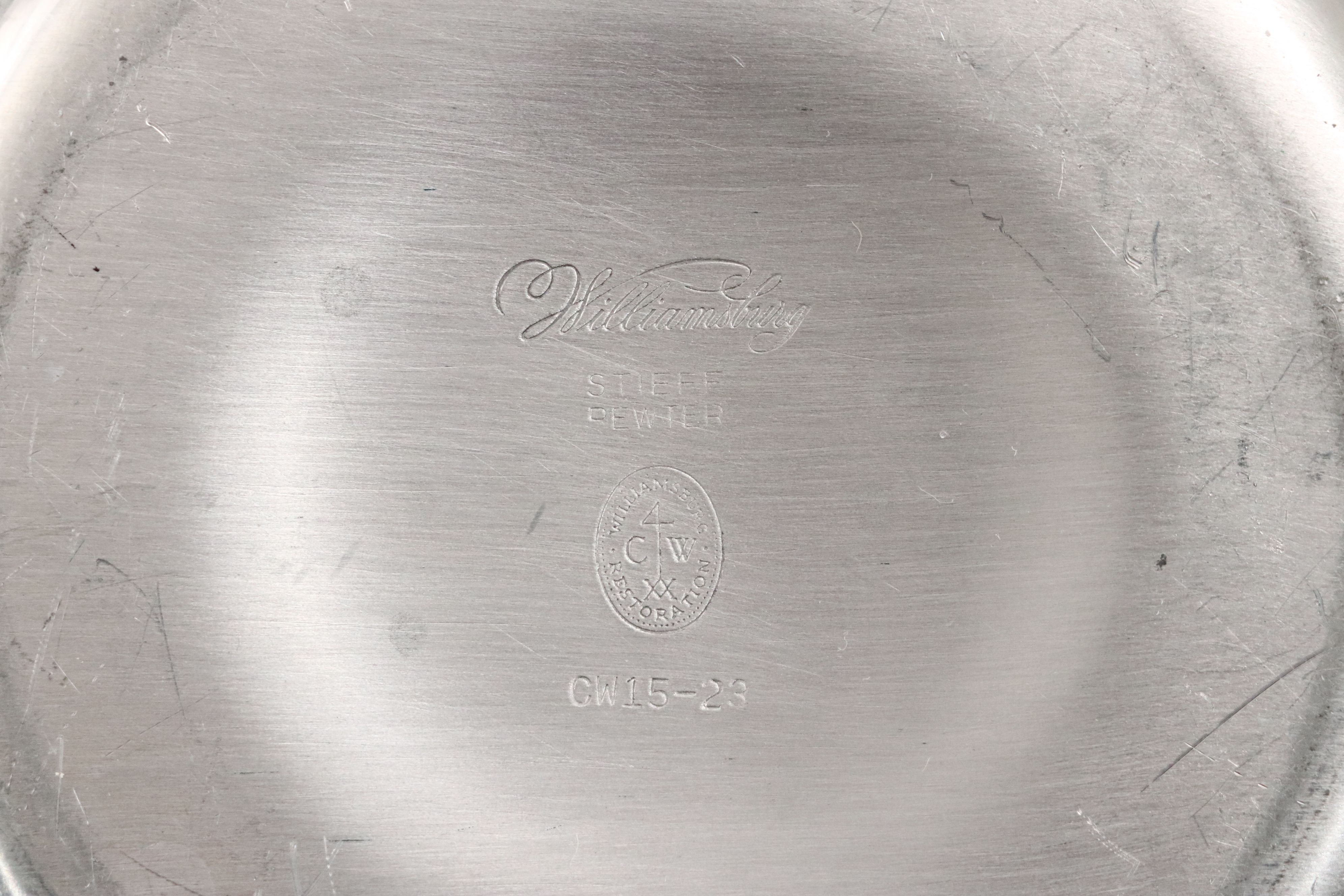 Boardman Tea and Coffee Set with Other Colonial Style Pewter Serving Pieces