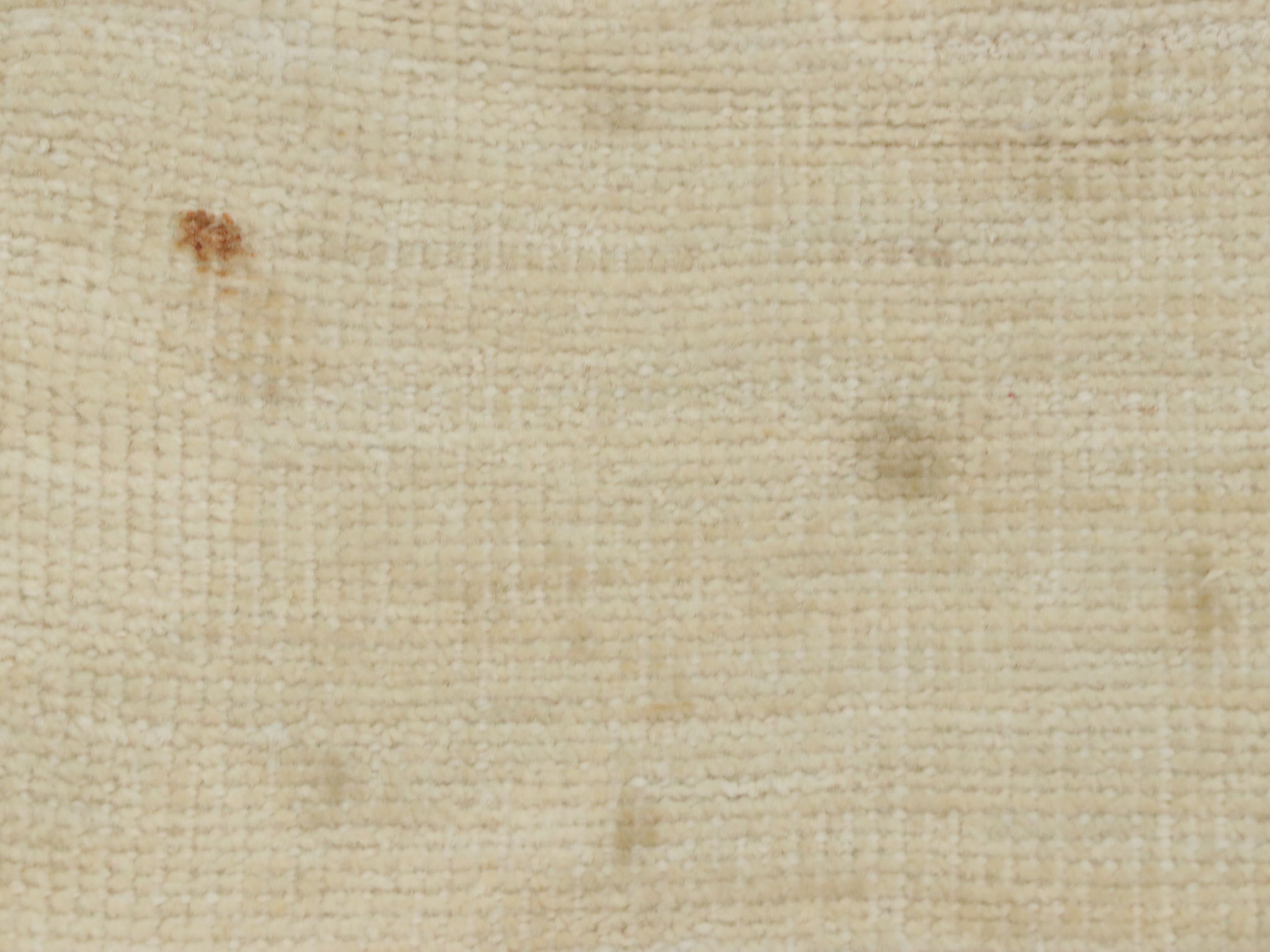 13'7 x 17'1 Hand-Knotted Afghan Oushak Room-Sized Rug