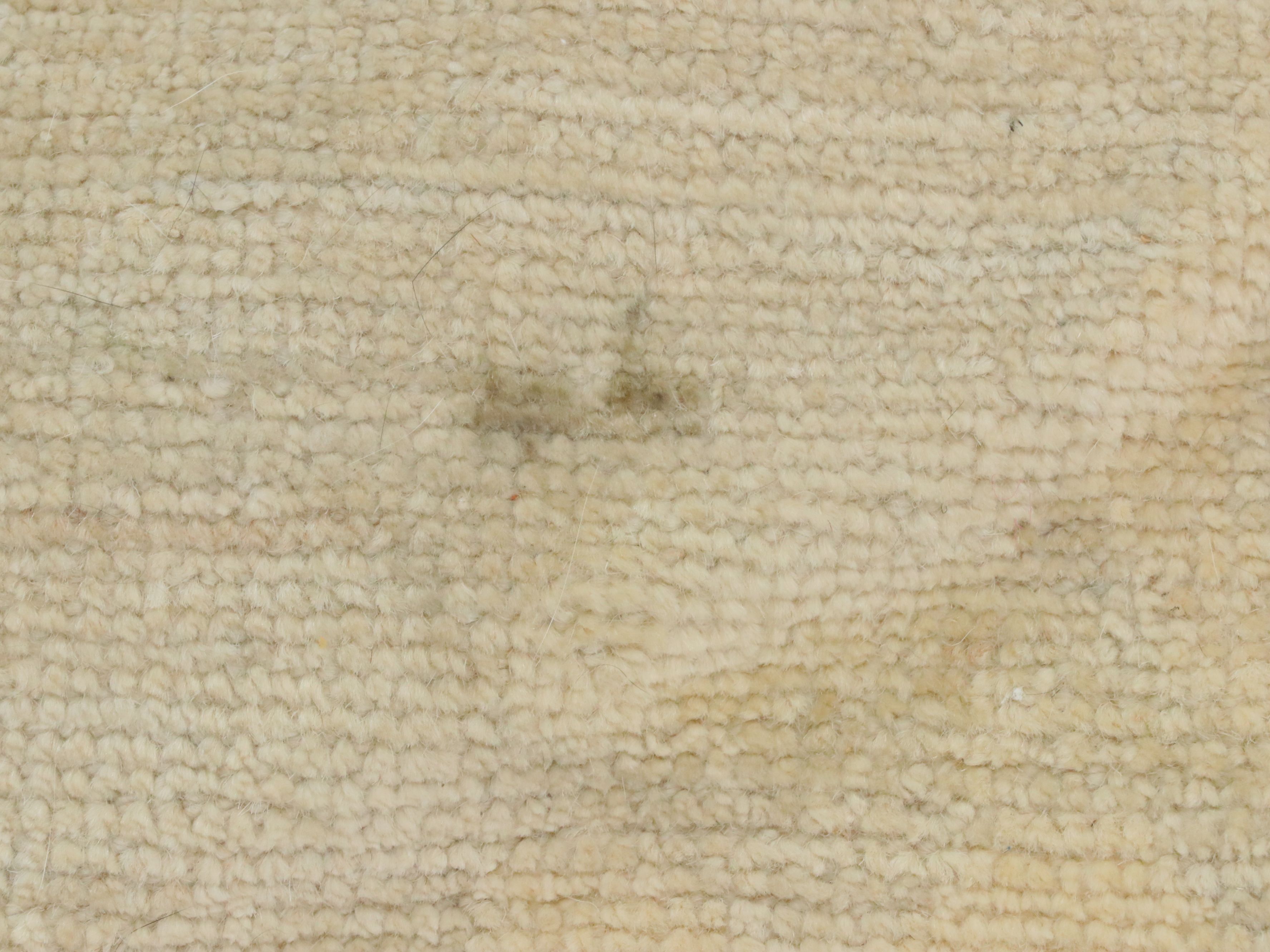 13'7 x 17'1 Hand-Knotted Afghan Oushak Room-Sized Rug