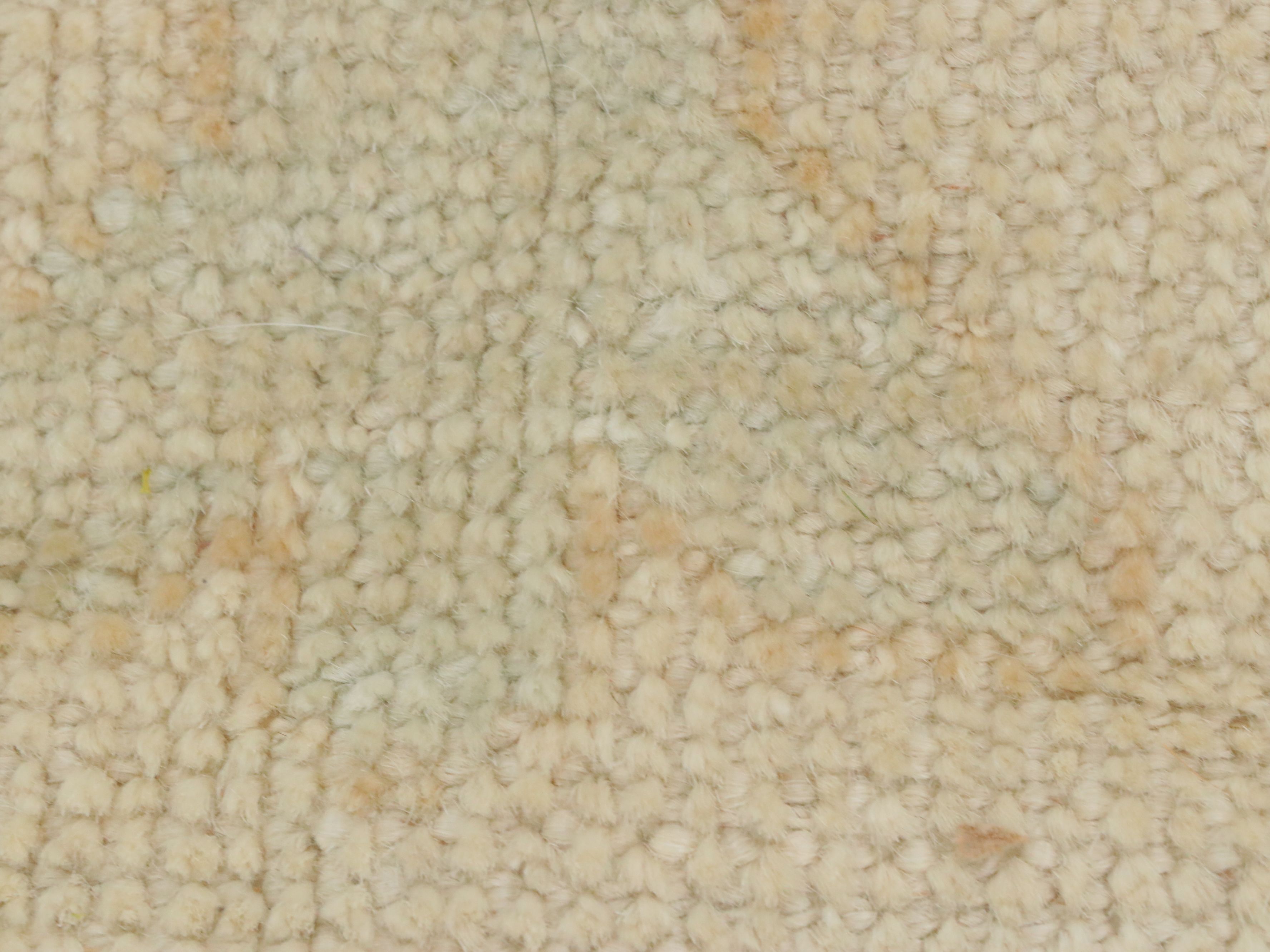 13'7 x 17'1 Hand-Knotted Afghan Oushak Room-Sized Rug