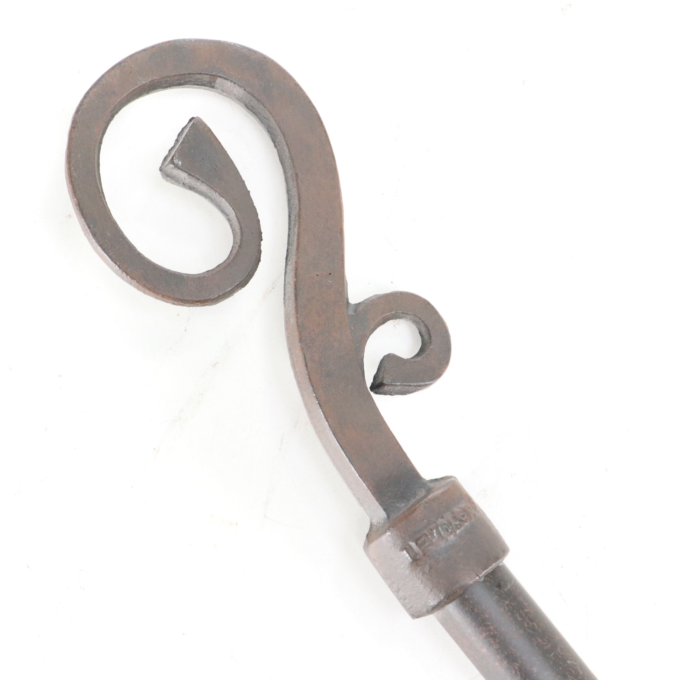 Cast Iron Squirrel Coat Hook with Curtain Rod and Brackets