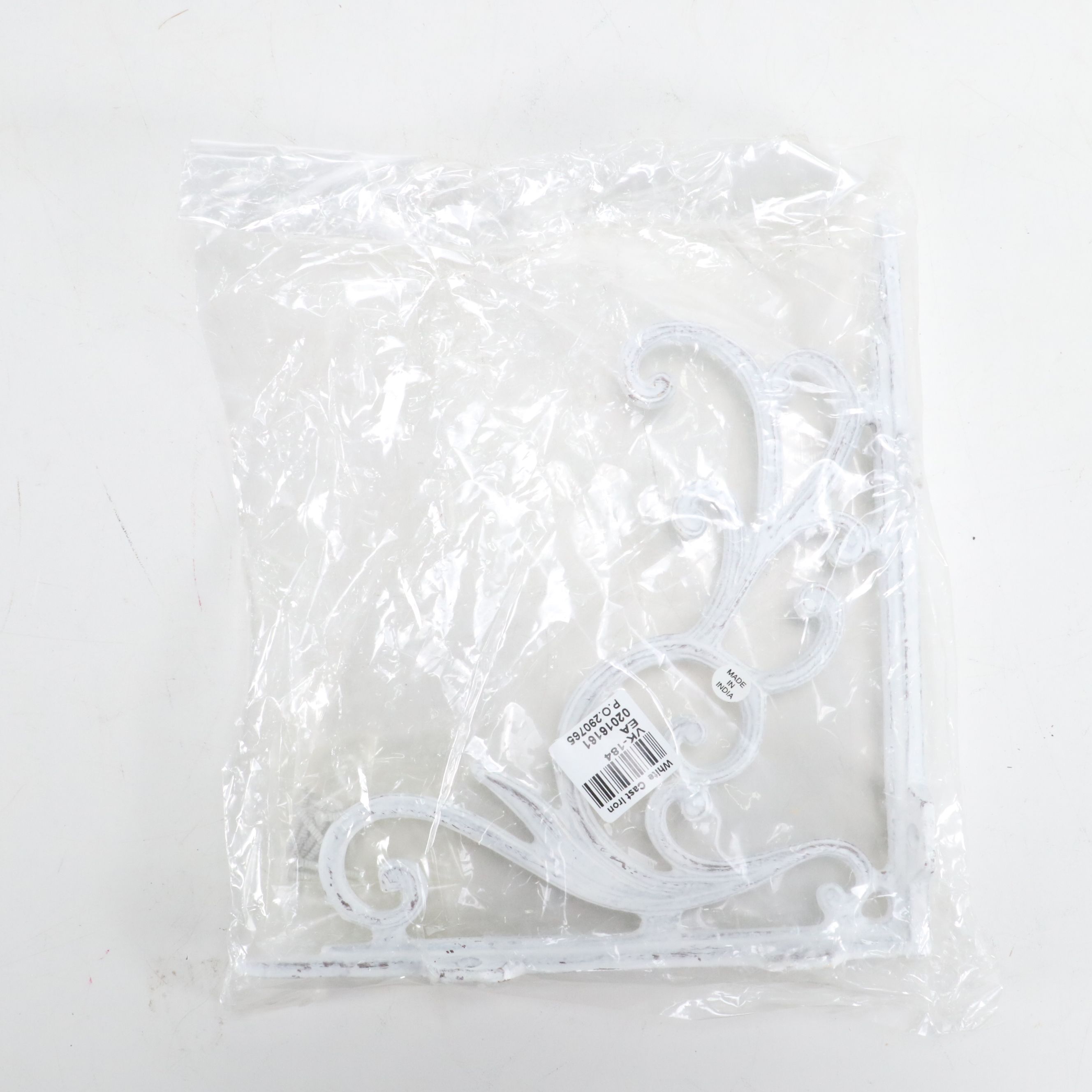 Cast Iron Squirrel Coat Hook with Curtain Rod and Brackets