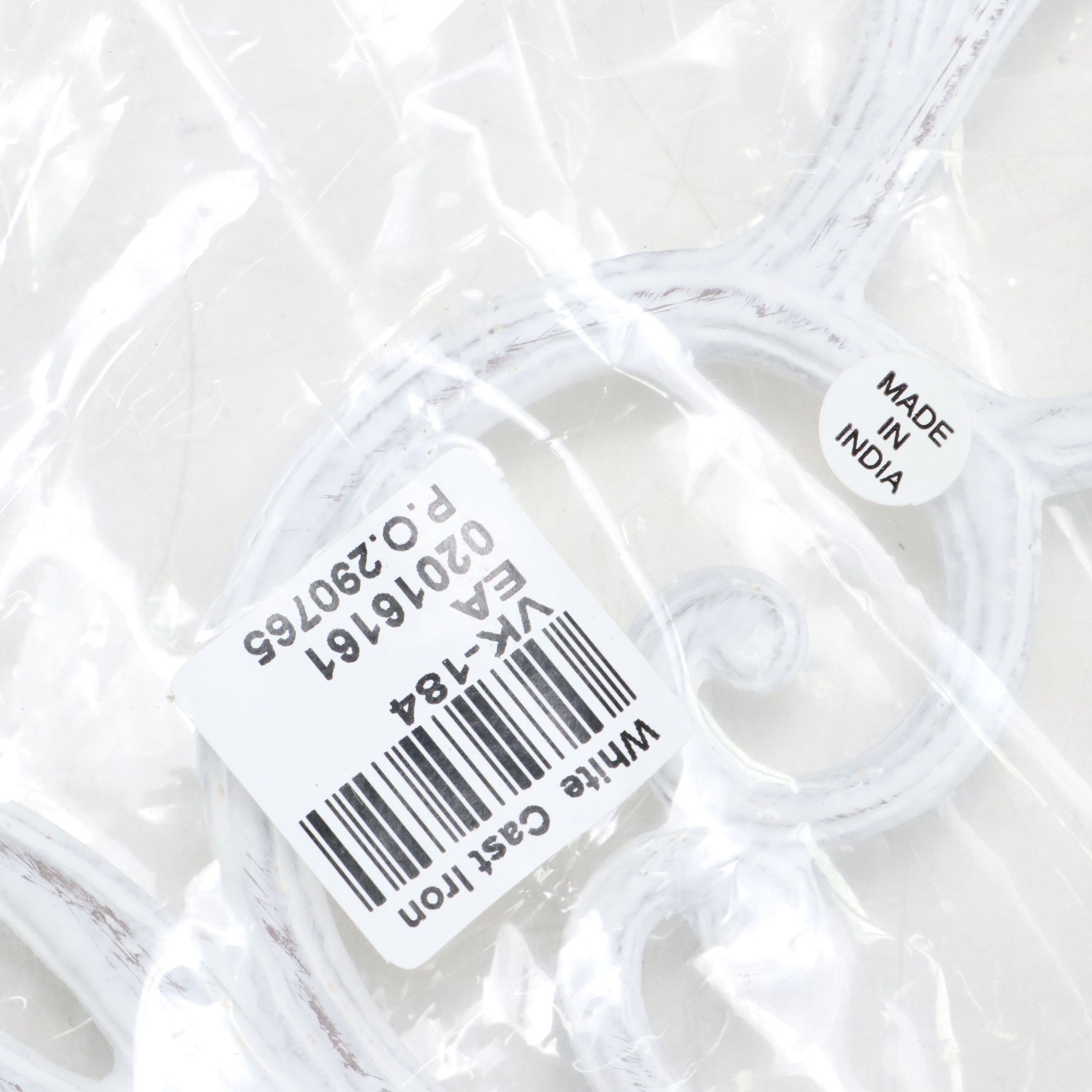 Cast Iron Squirrel Coat Hook with Curtain Rod and Brackets