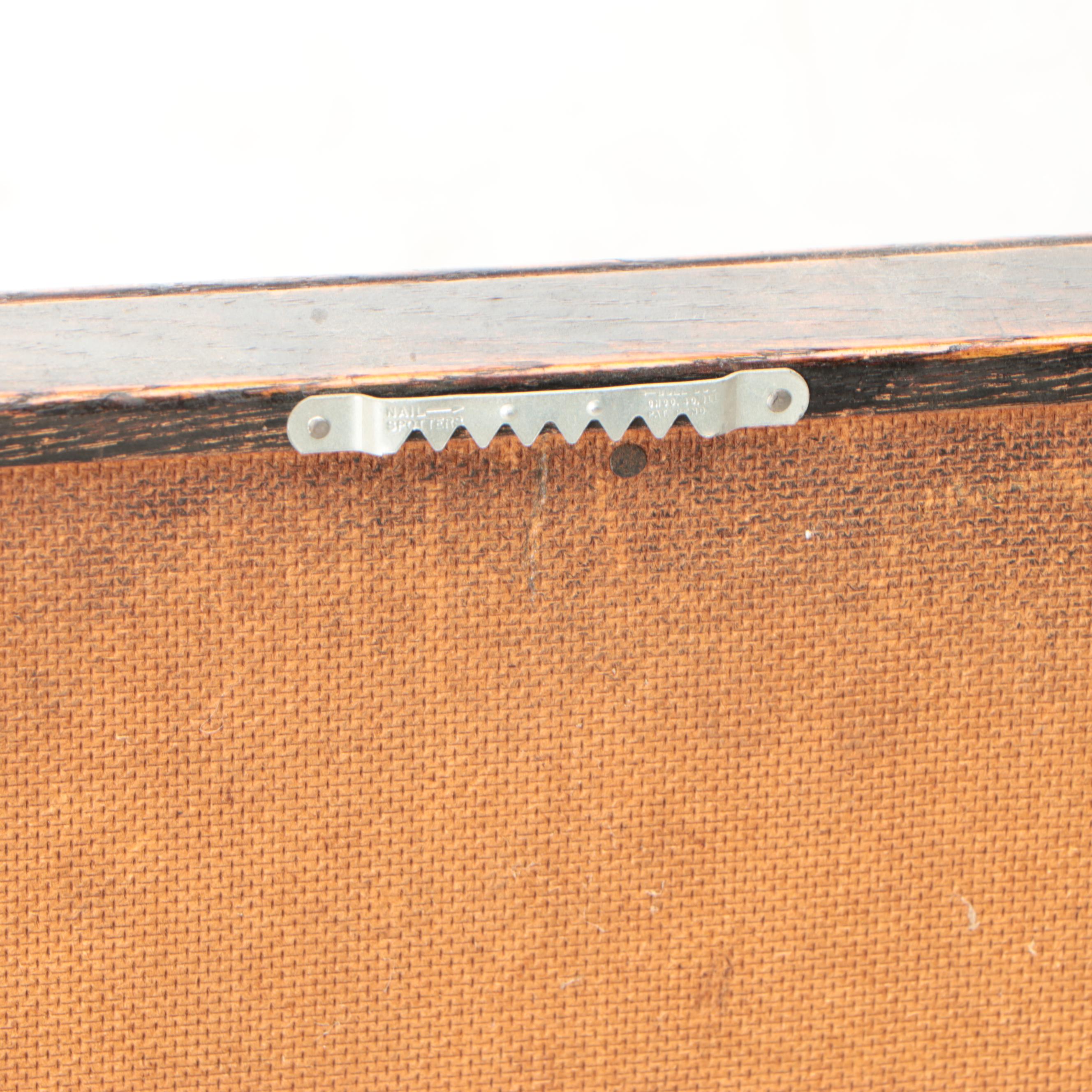 Wood Printer's Drawer or Typeset Tray Converted Wall Shelf, Early 20th Century