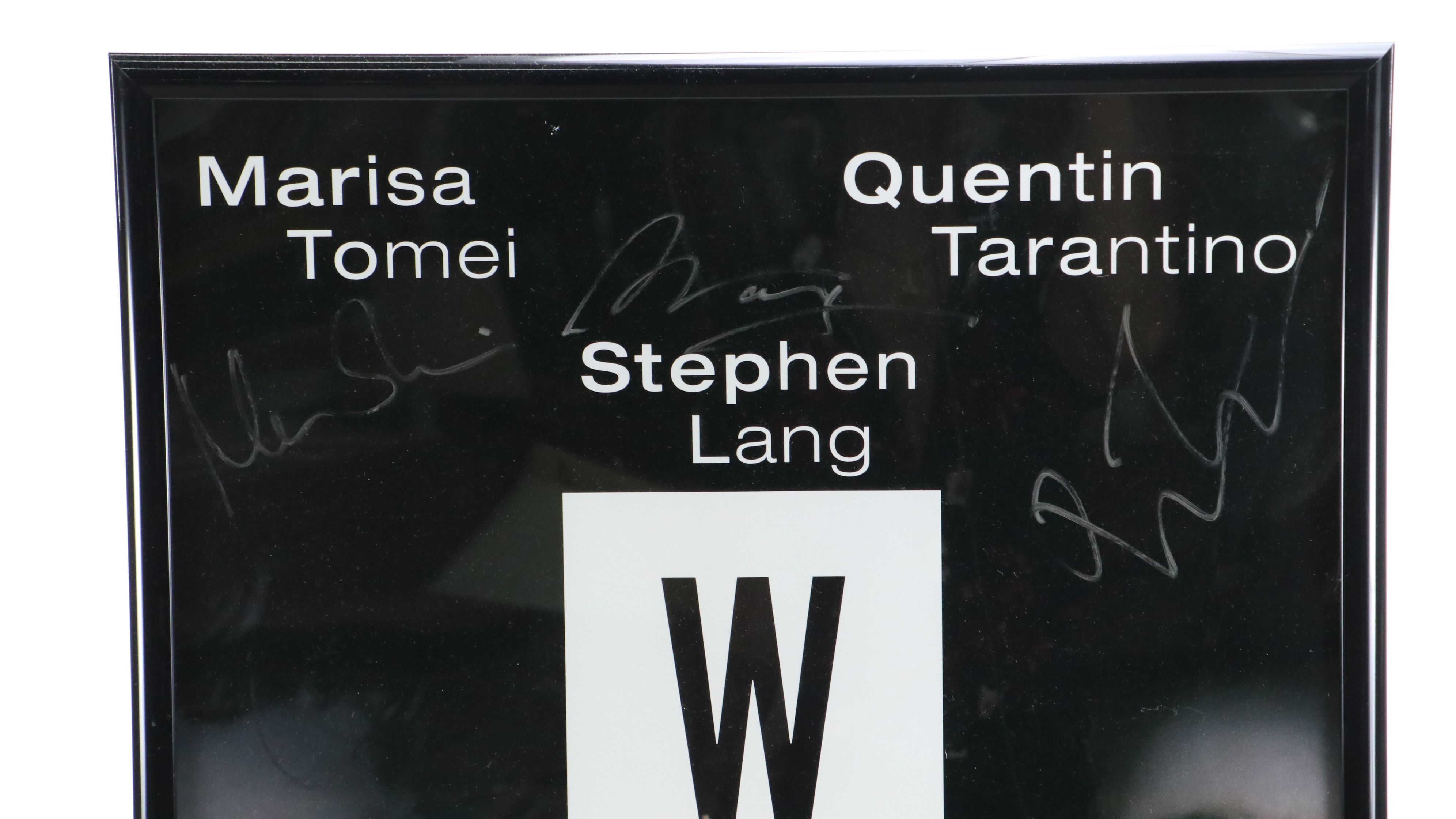 Quentin Tarantino Signed "Wait Until Dark" Theatre Poster