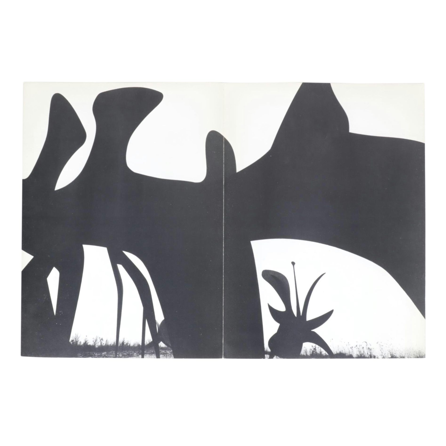 Photo of Calder Sculptures from Derrière le Miroir Offset Lithograph, 1966