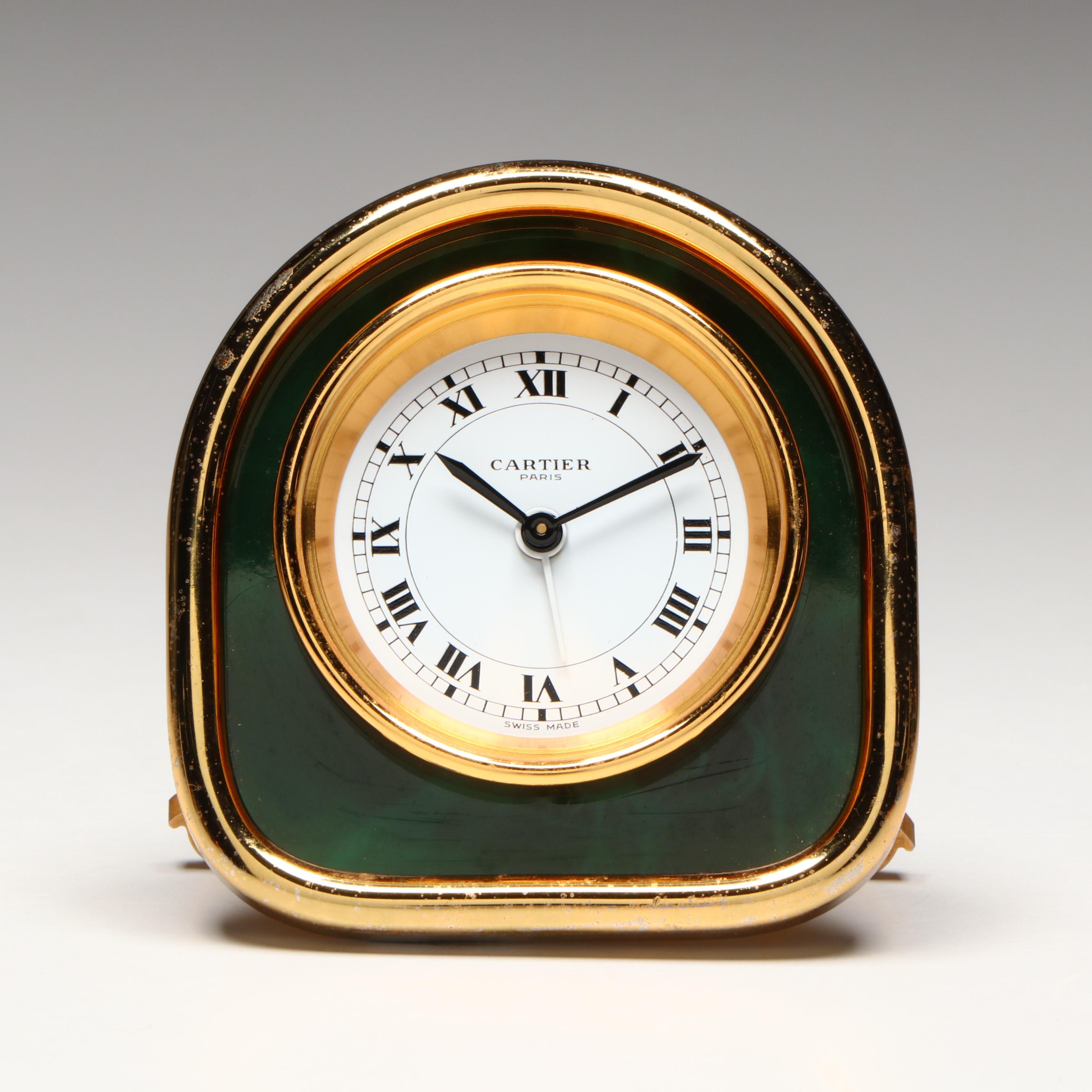 Cartier Metal Travel Alarm Clock