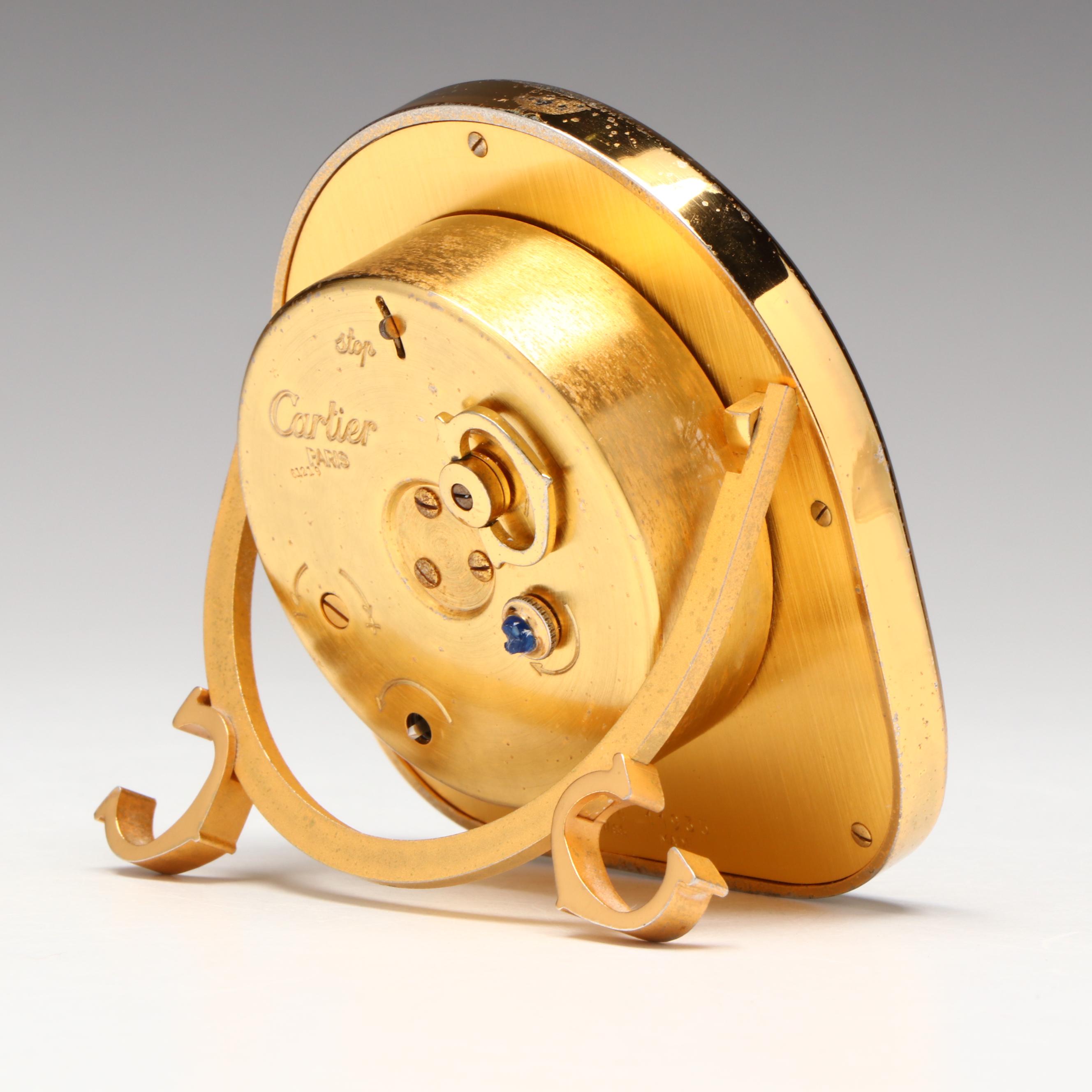 Cartier Metal Travel Alarm Clock