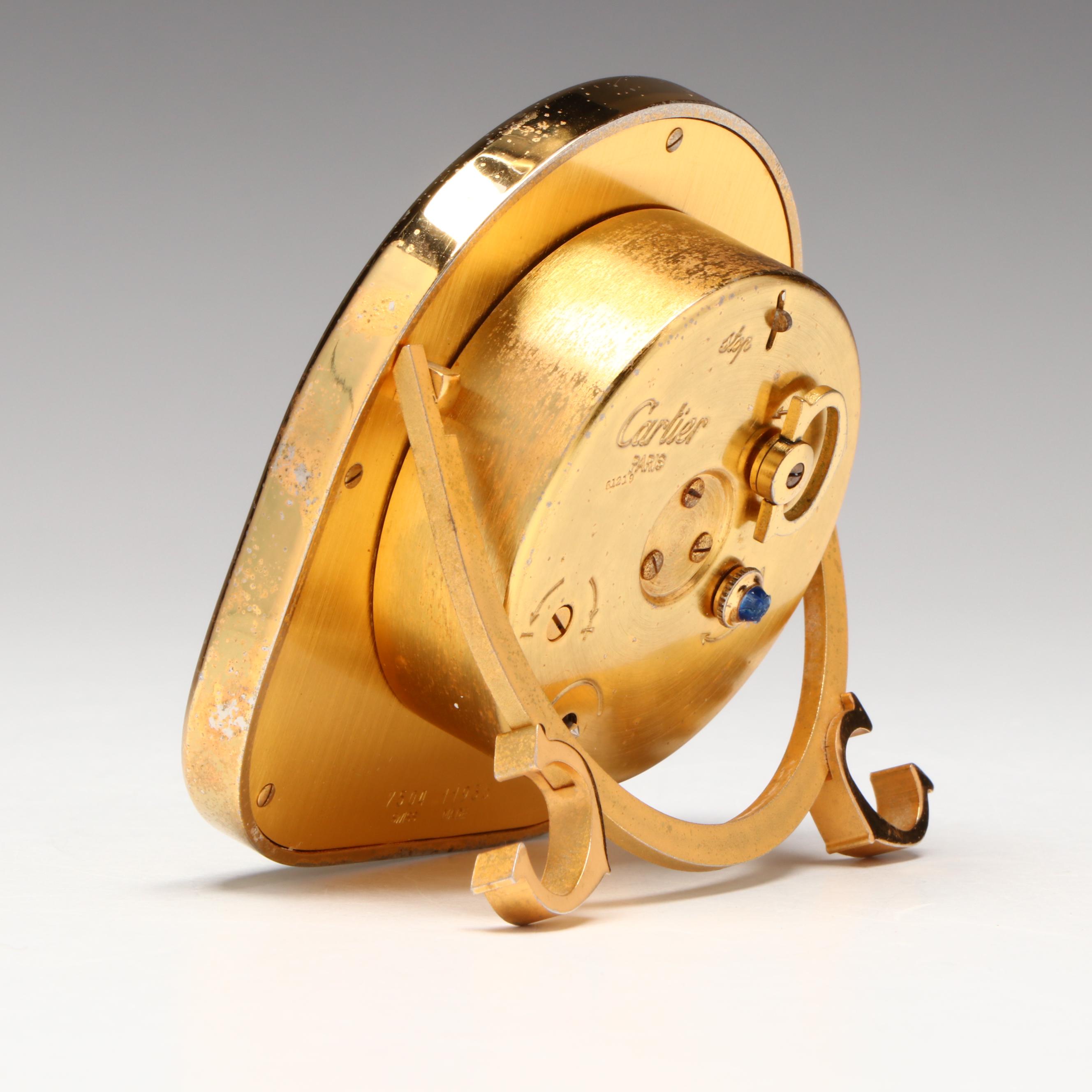 Cartier Metal Travel Alarm Clock