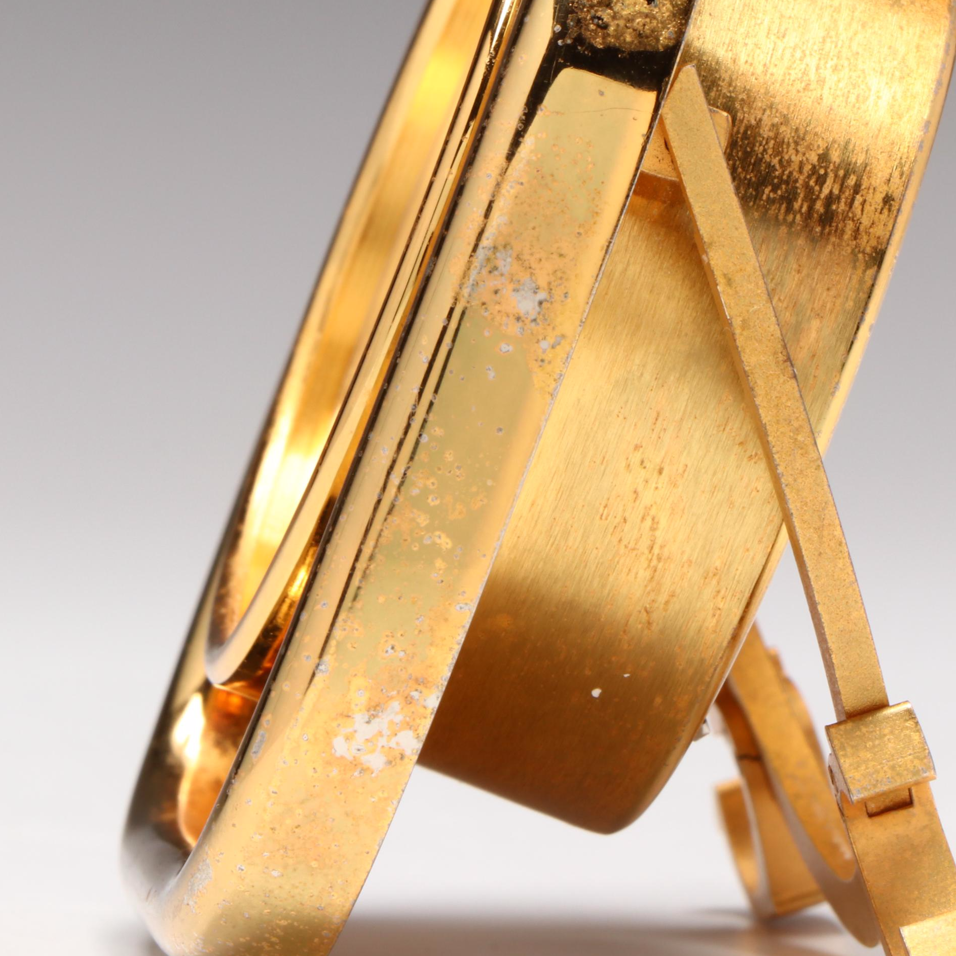 Cartier Metal Travel Alarm Clock