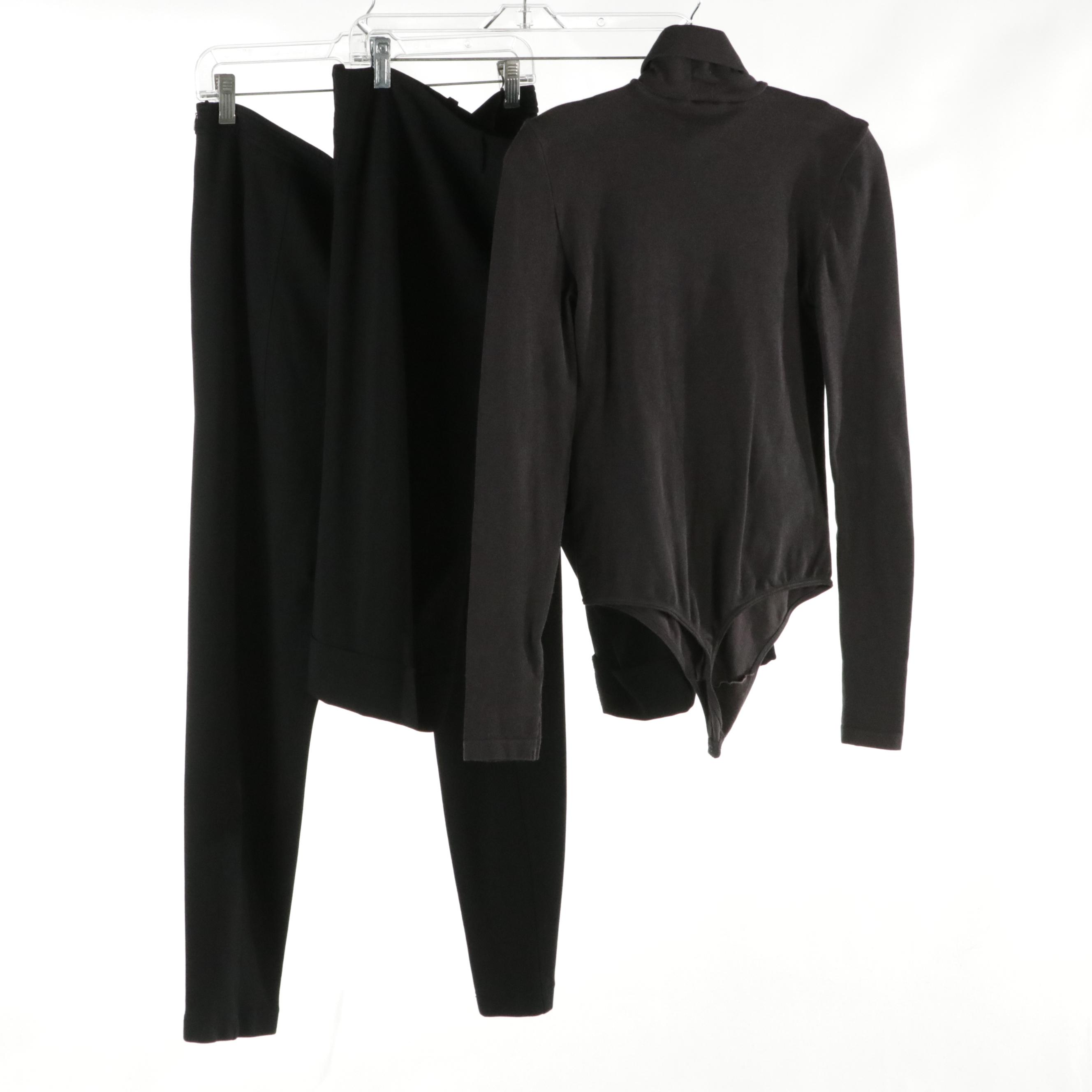 Wolford Stretch Wool Turtleneck Bodysuit, Piazza Sempione Trouser Shorts, More