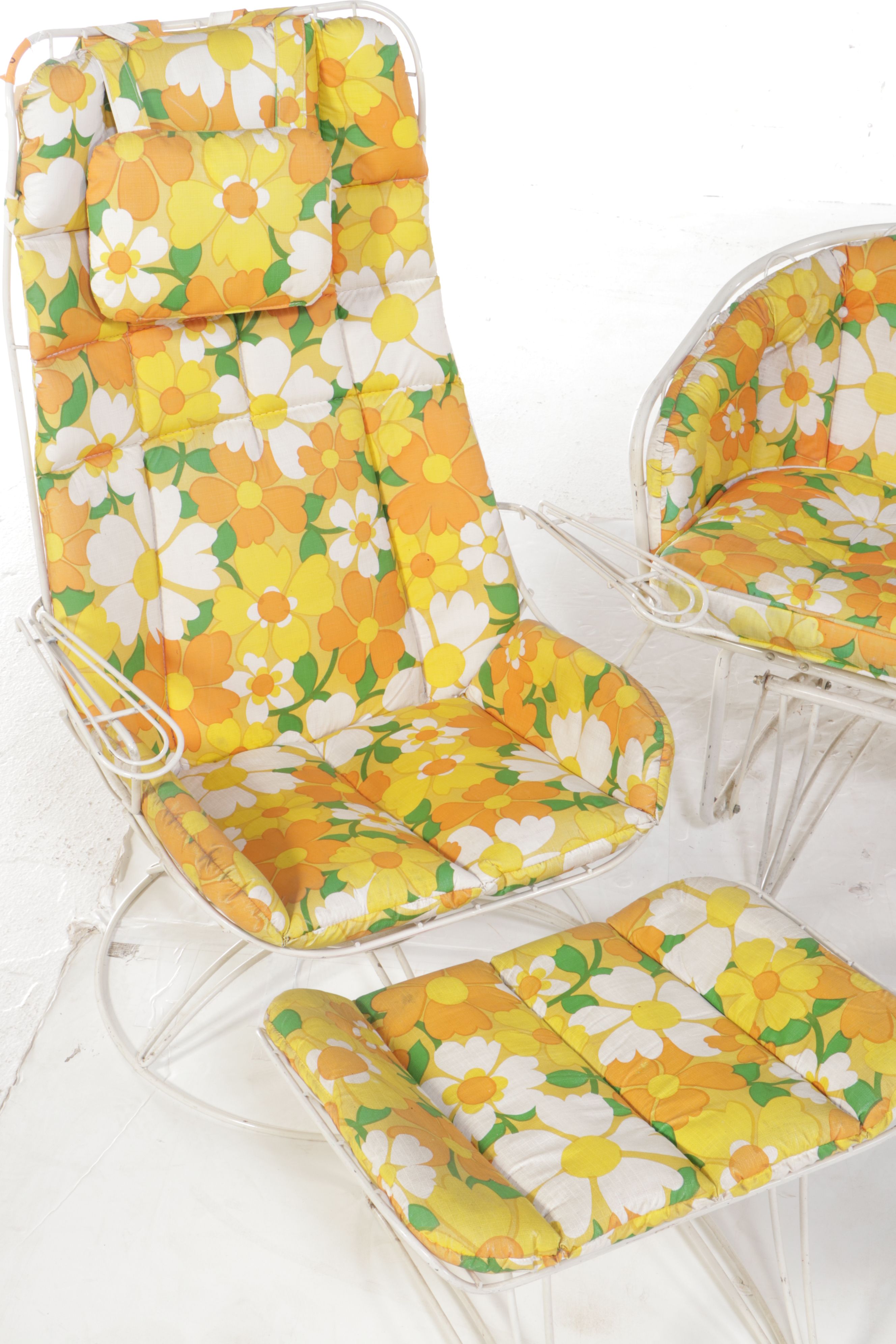 Homecrest Mid Century Modern Floral Patio Furniture