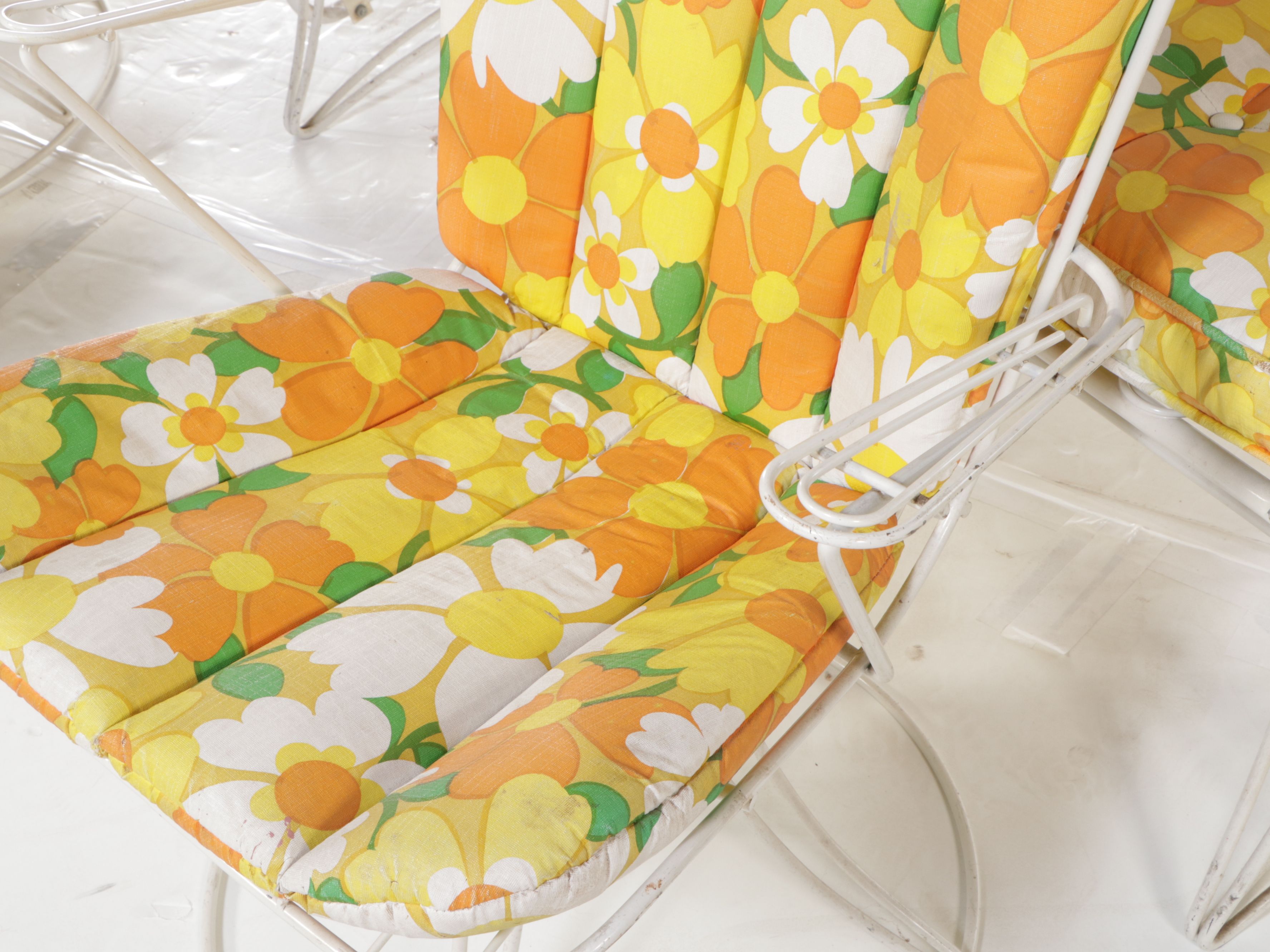 Homecrest Mid Century Modern Floral Patio Furniture