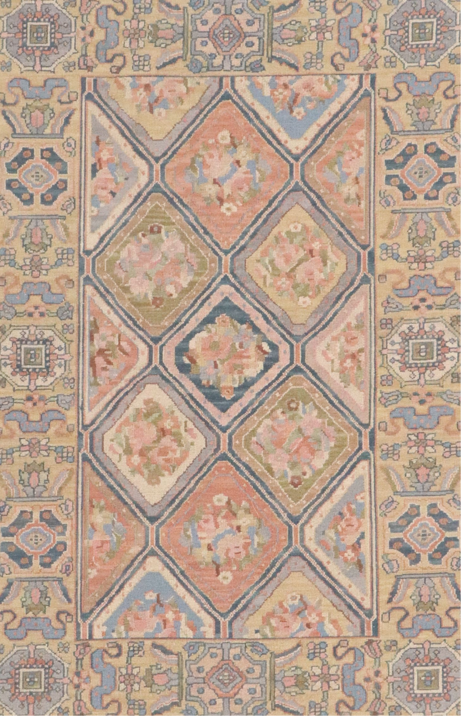 3'10 x 6' Hand-Knotted Indian Soumak Area Rug