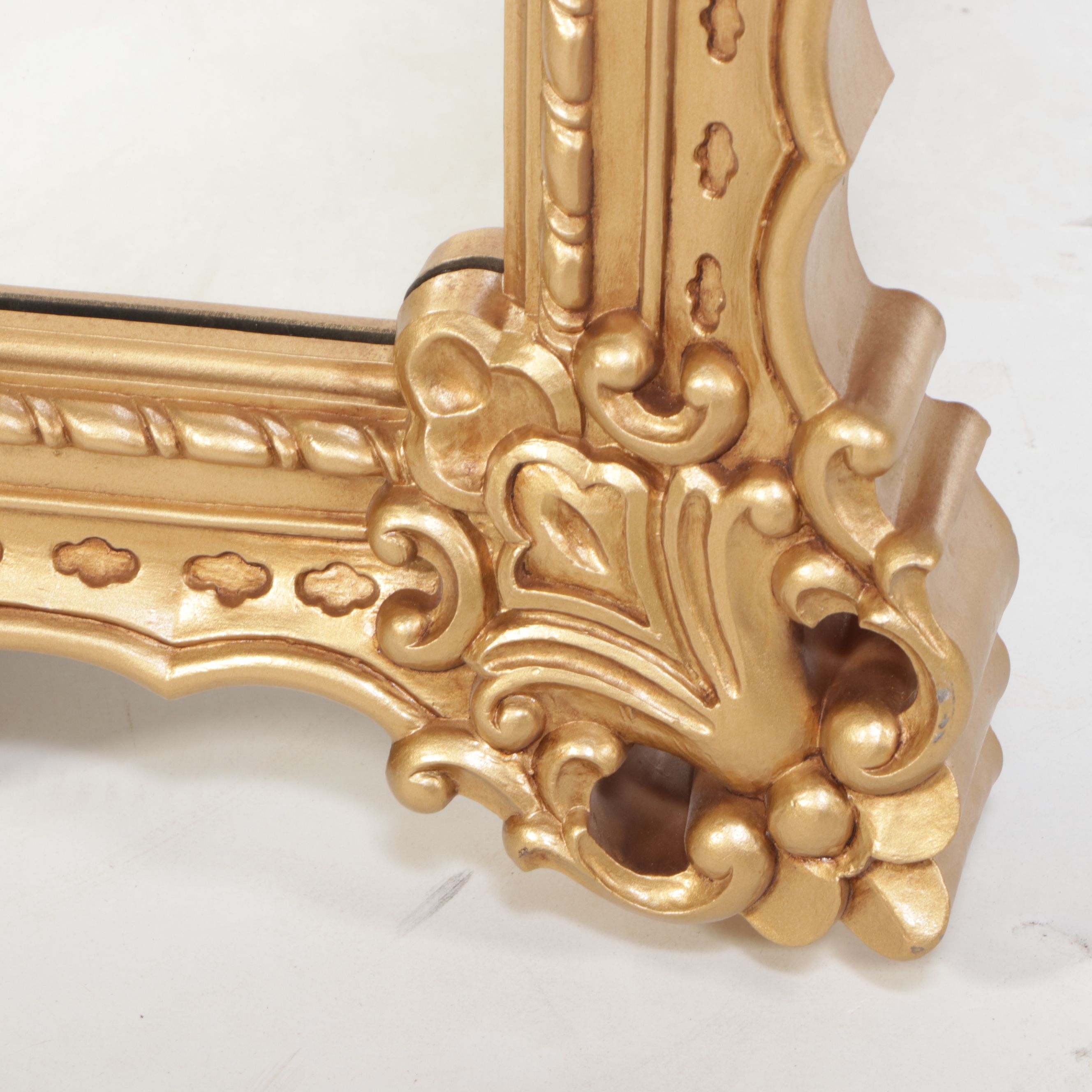 Victorian Style Molded Plastic Wall Mirror