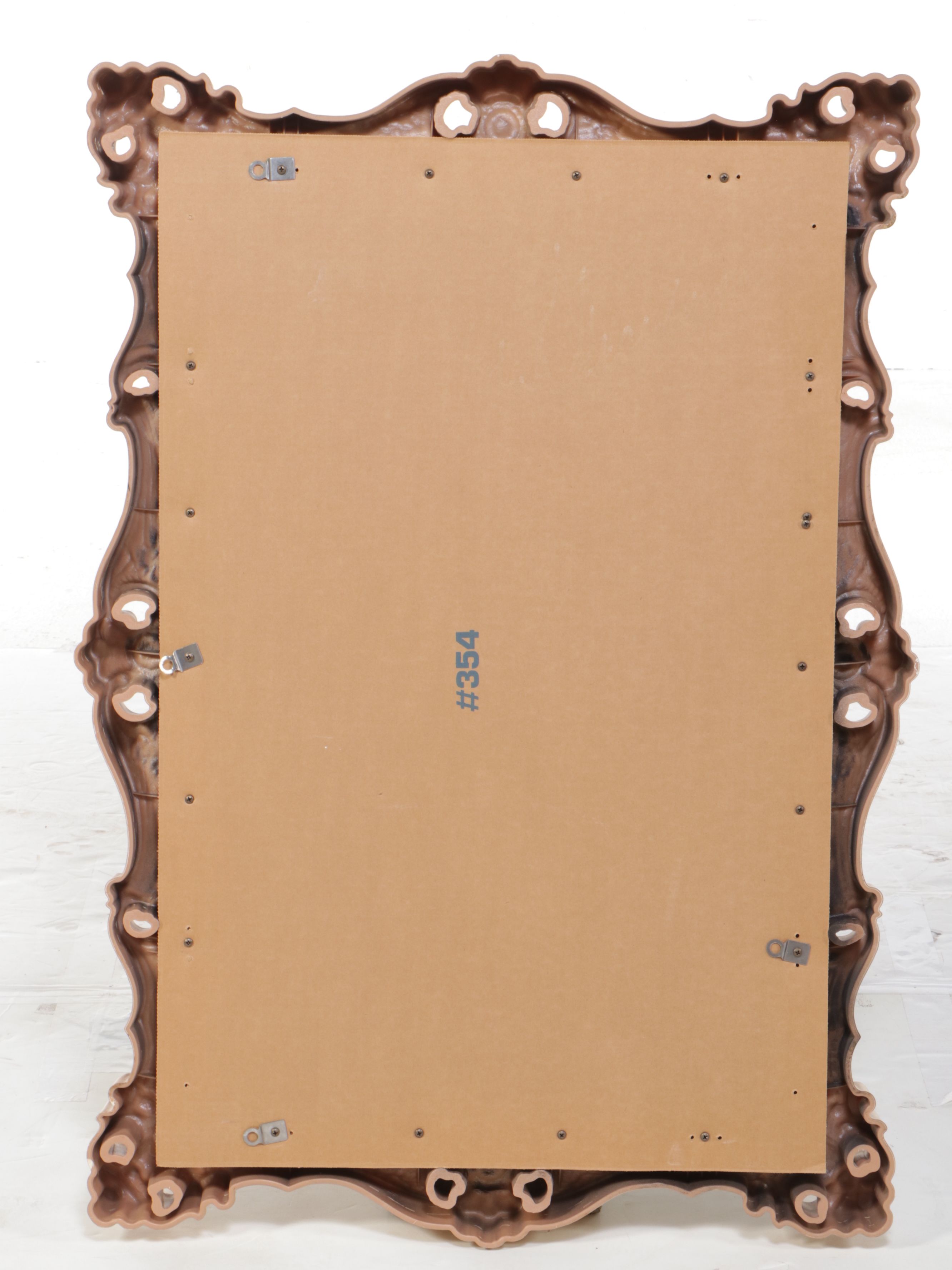 Victorian Style Molded Plastic Wall Mirror