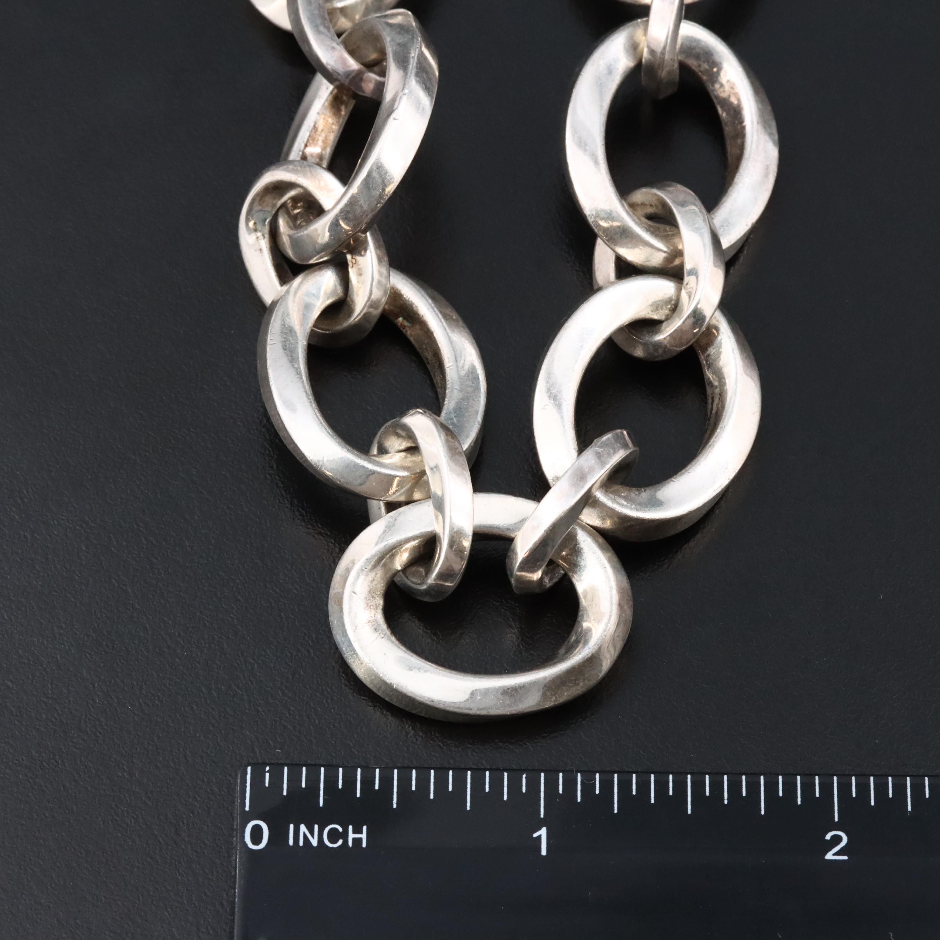 Tiffany & Co. Sterling Oval Link Necklace