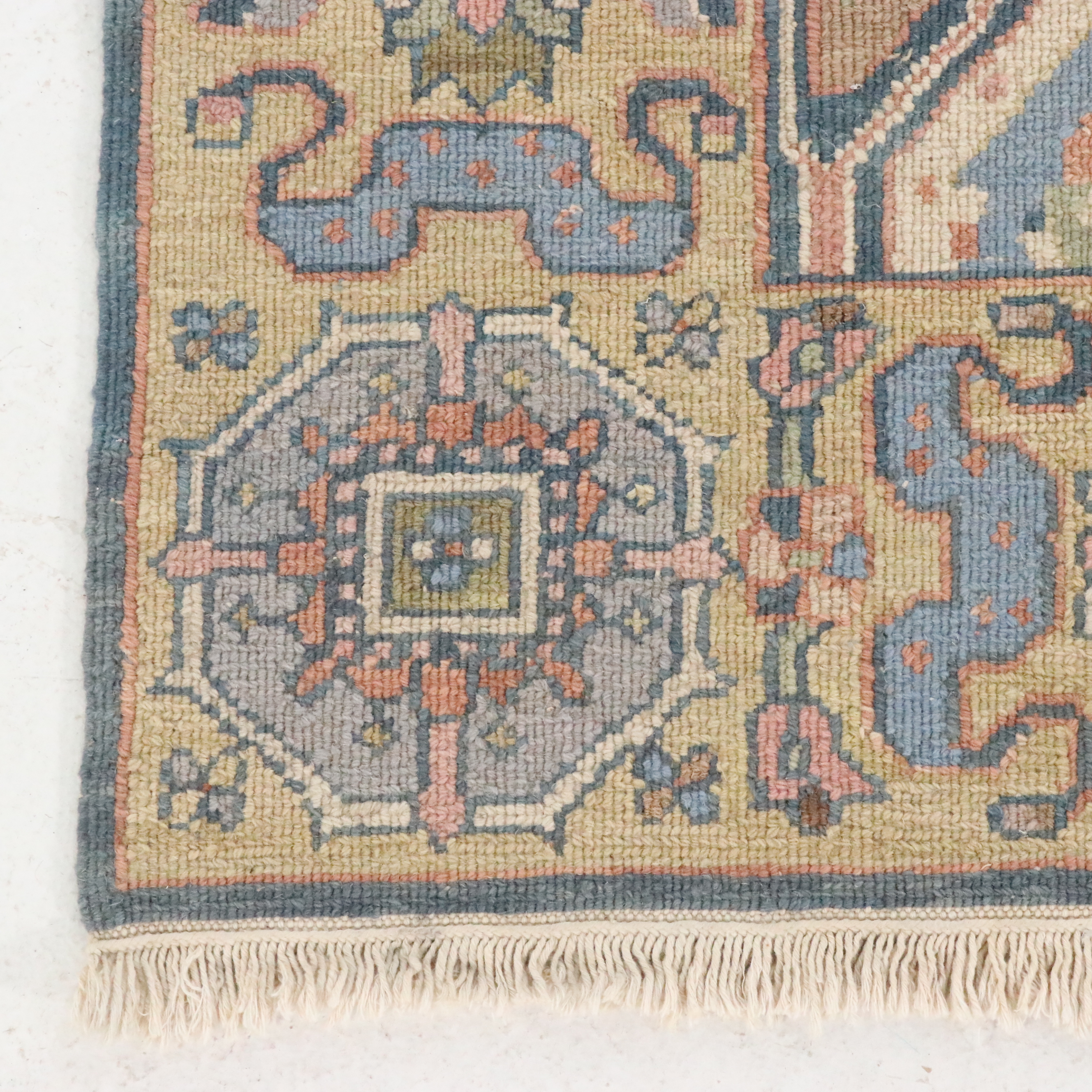 3'10 x 6' Hand-Knotted Indian Soumak Area Rug