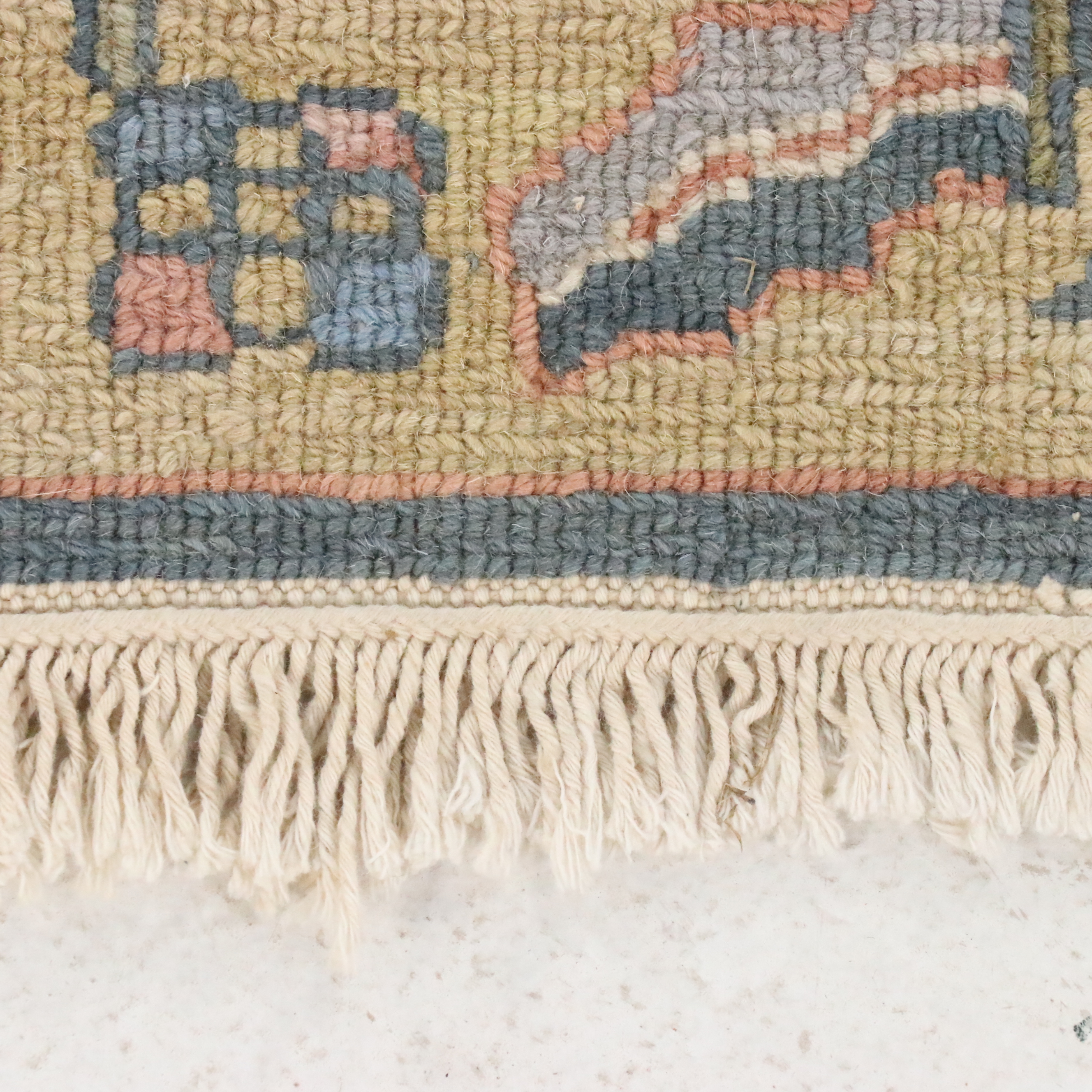 3'10 x 6' Hand-Knotted Indian Soumak Area Rug