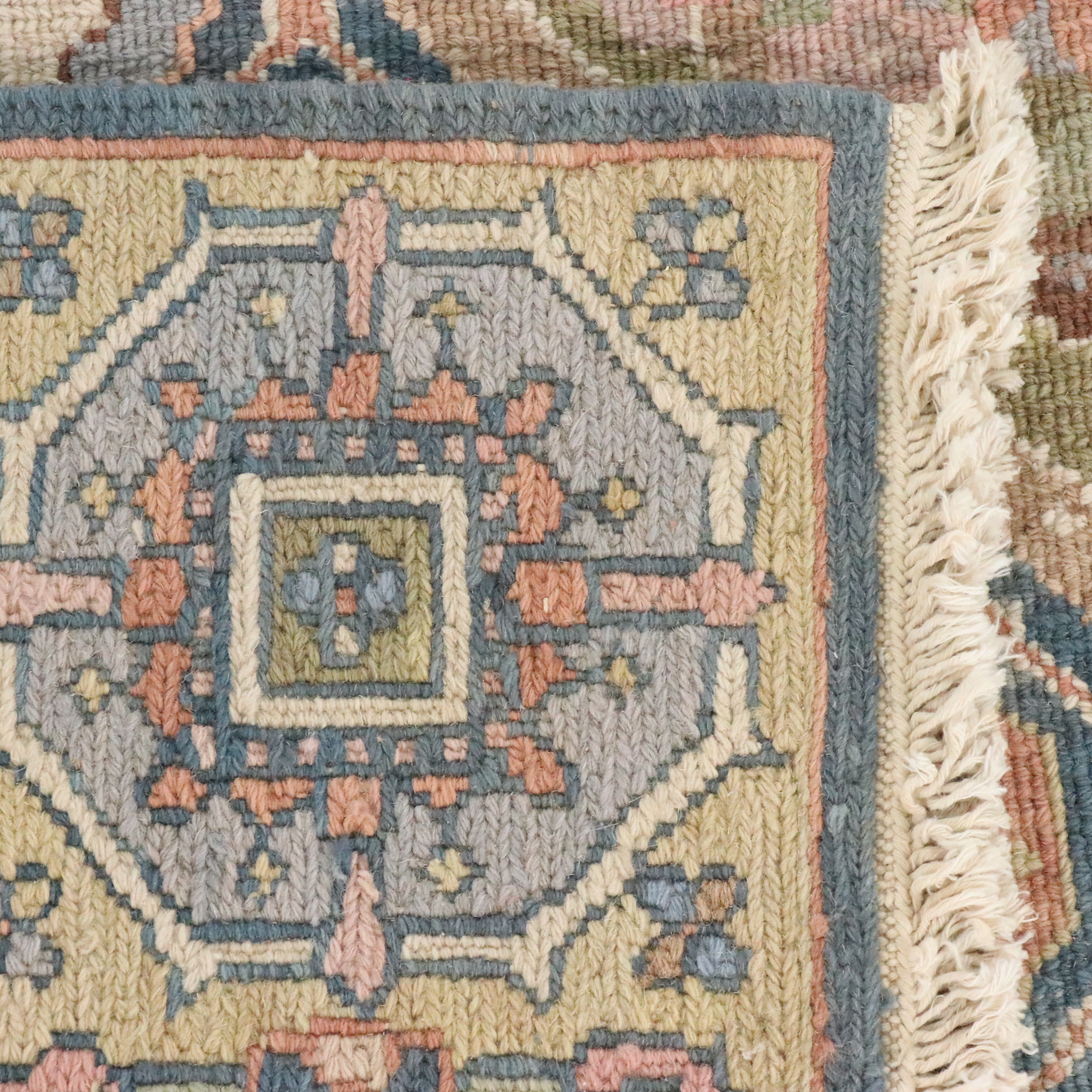 3'10 x 6' Hand-Knotted Indian Soumak Area Rug