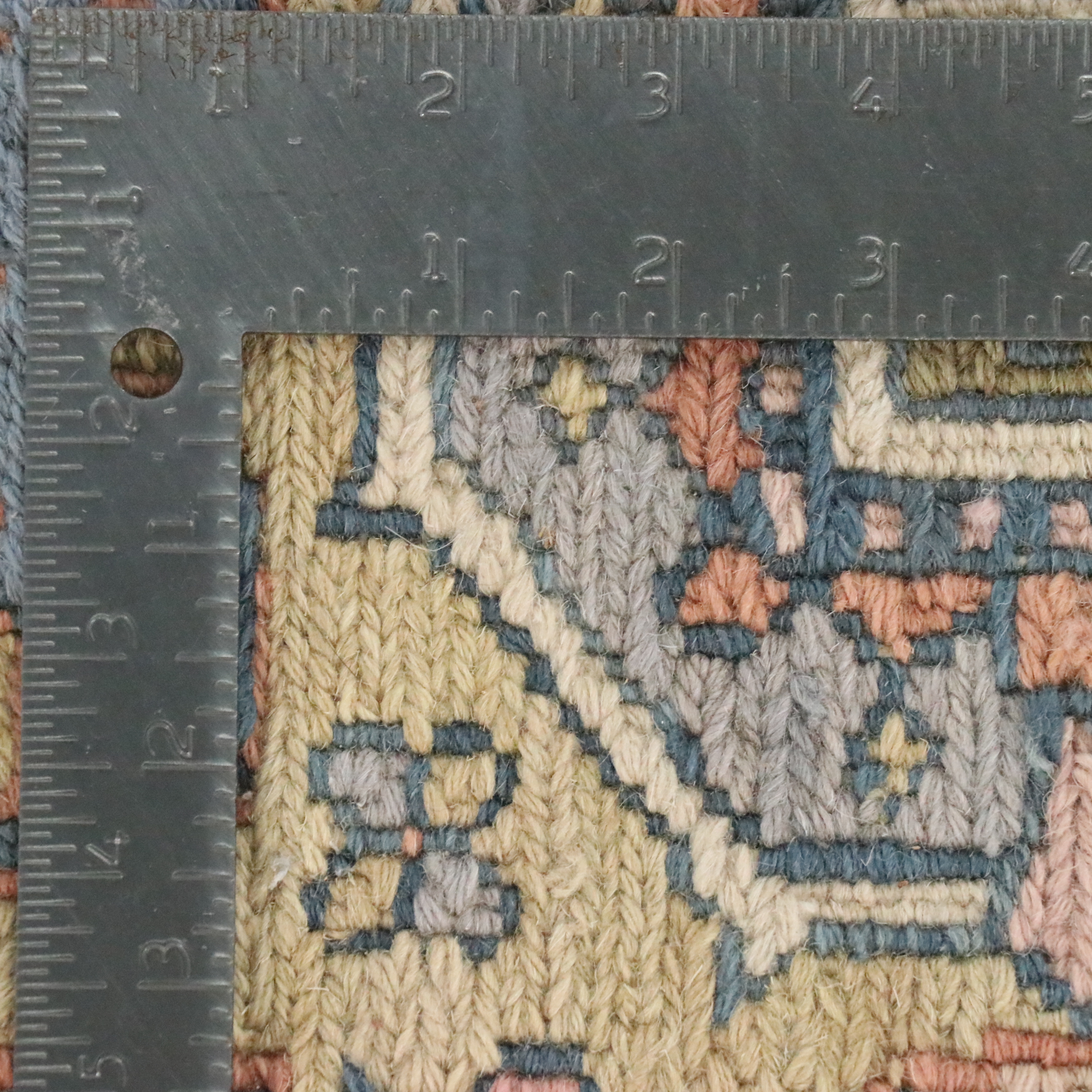 3'10 x 6' Hand-Knotted Indian Soumak Area Rug