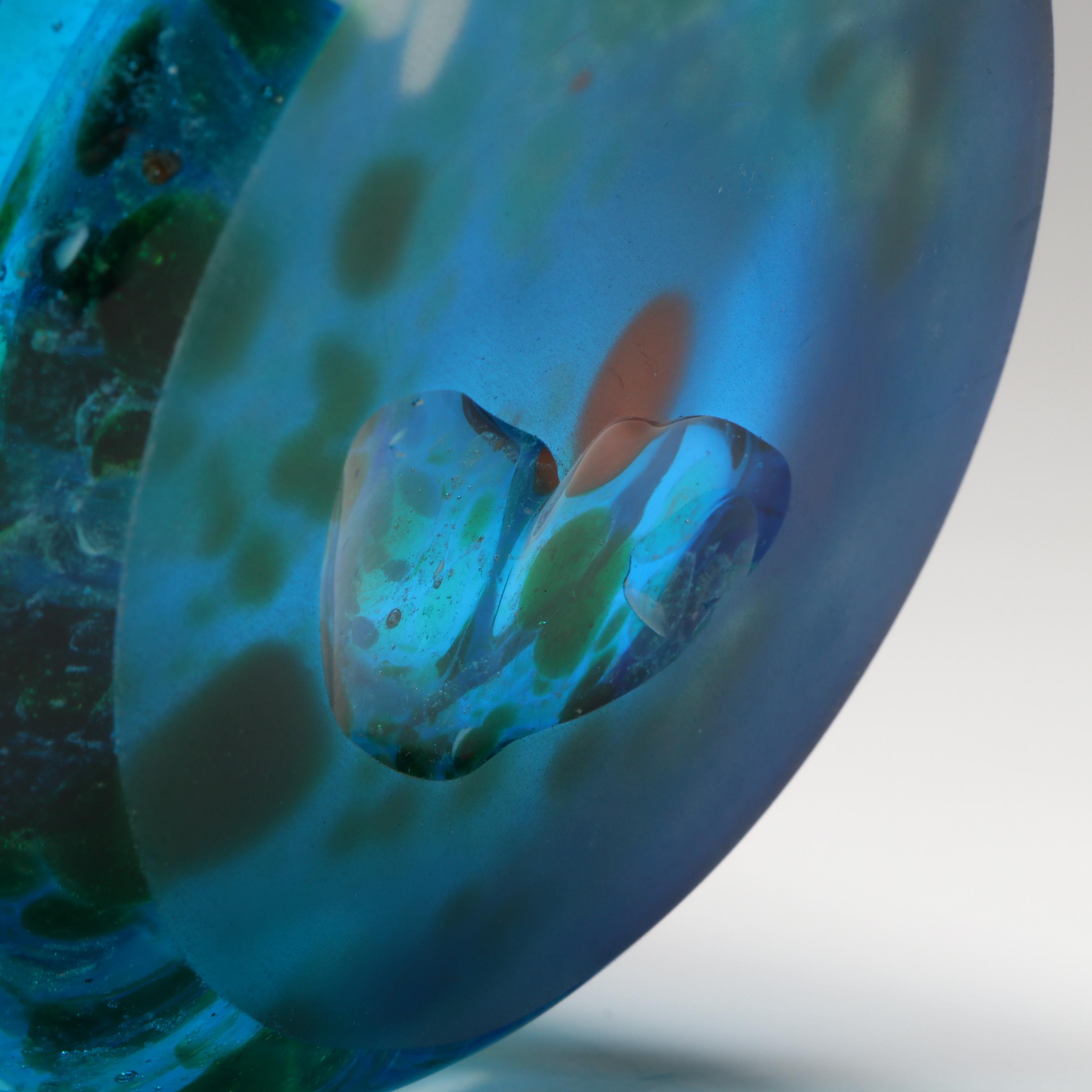 Mario Art Glass Studio Vase