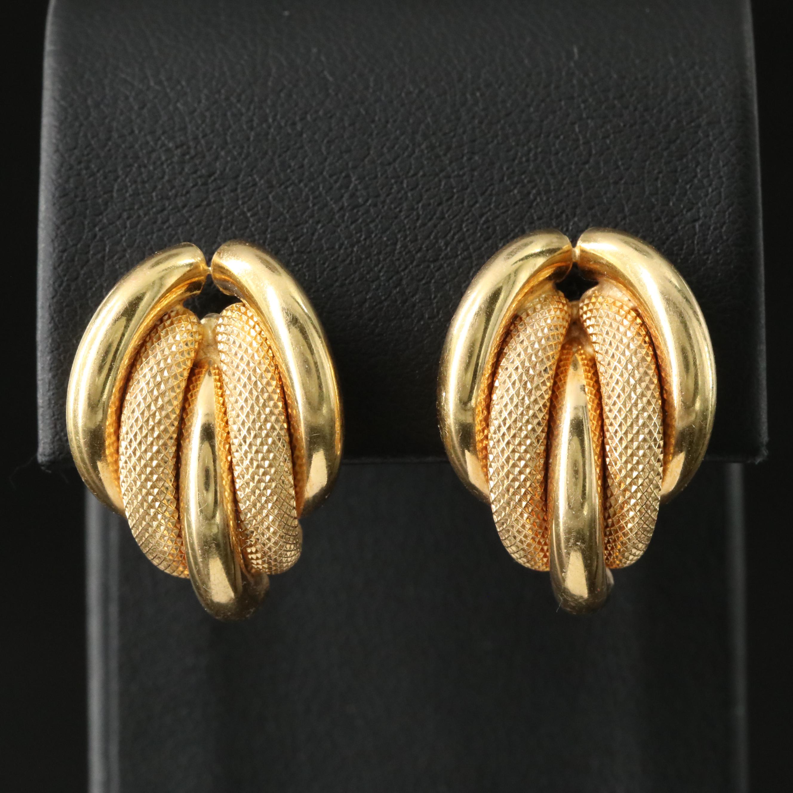 Italian 14K Drop Earrings