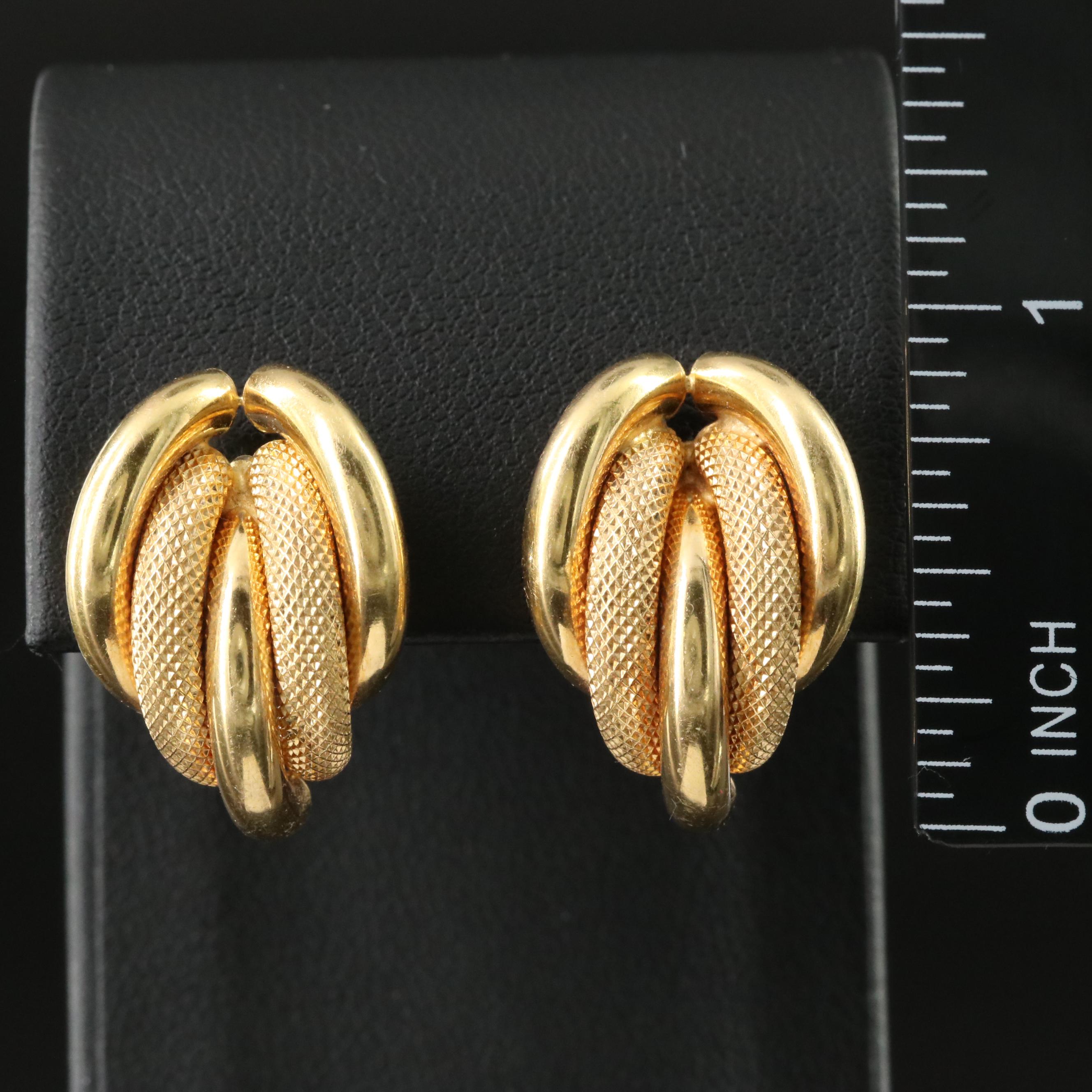 Italian 14K Drop Earrings
