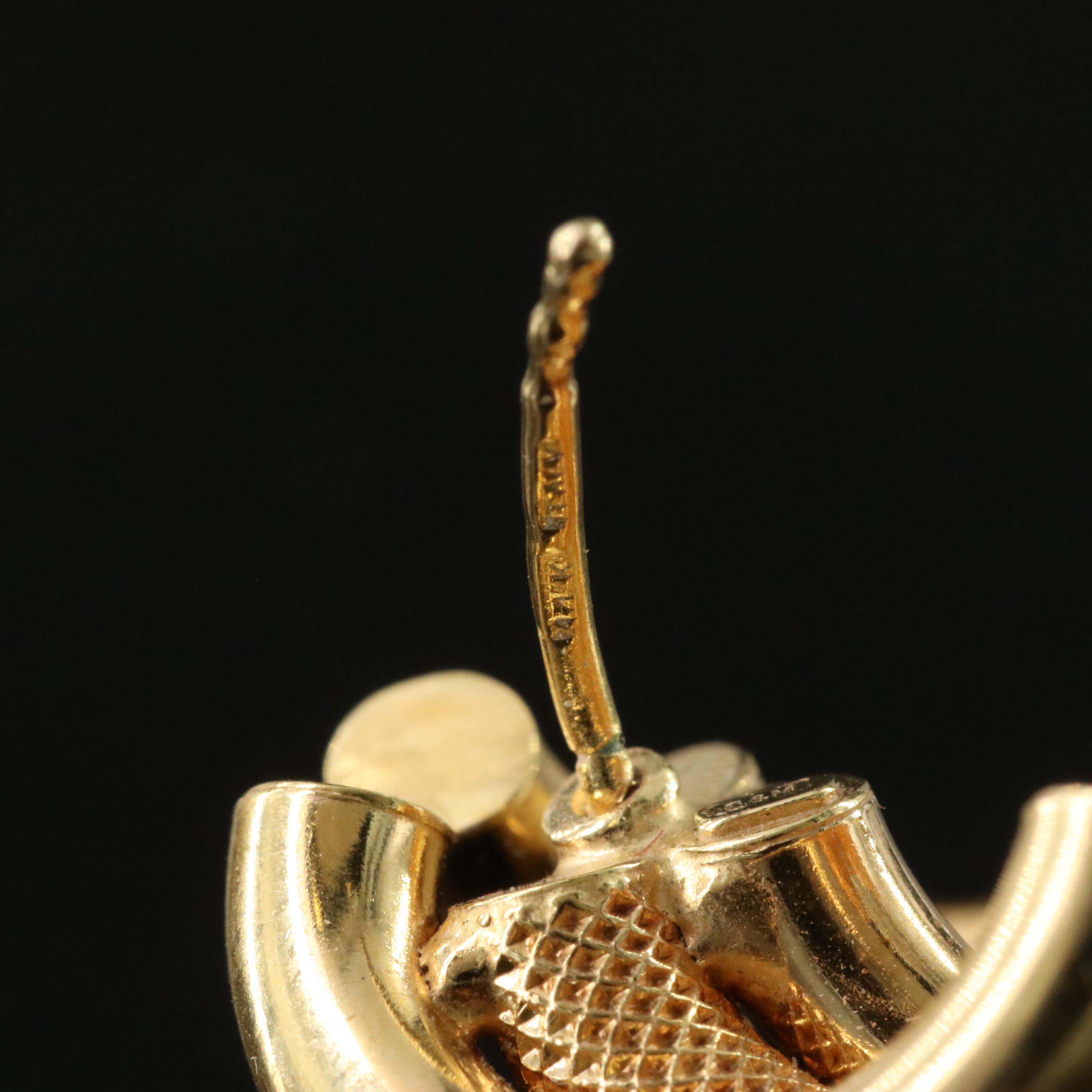 Italian 14K Drop Earrings