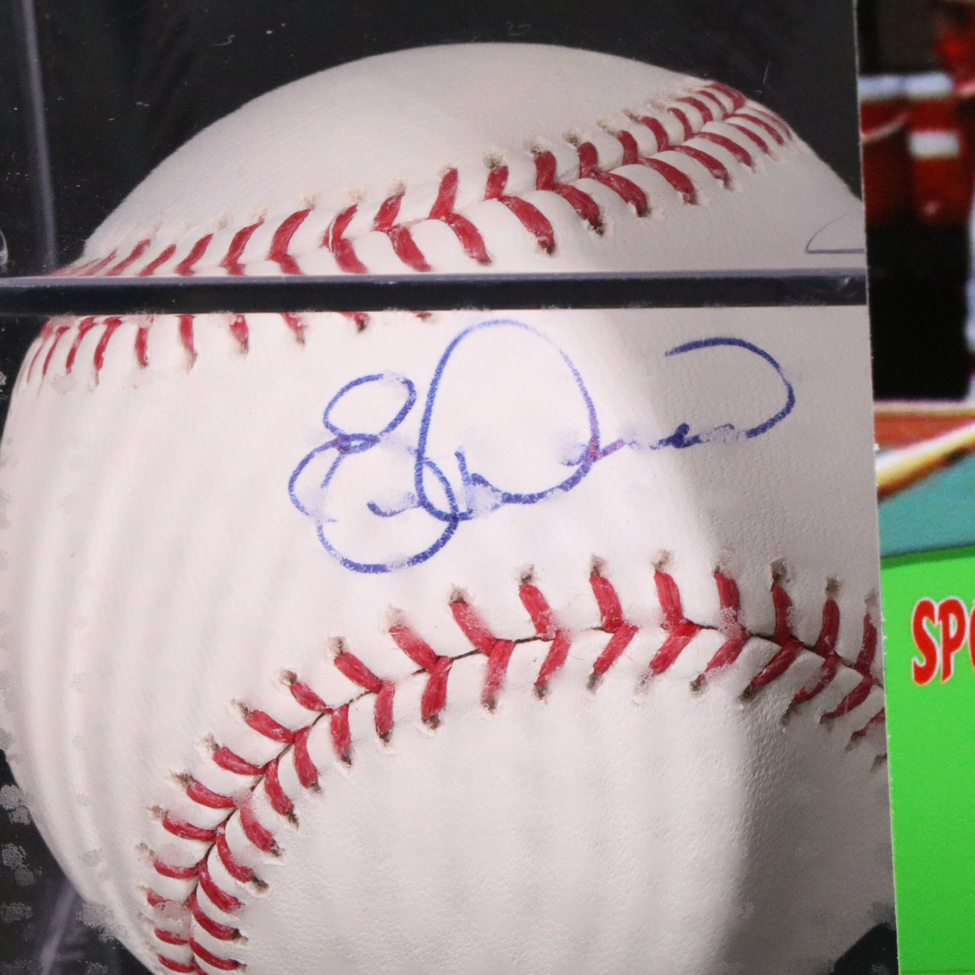 Glenn Braggs and Eric Davis Signed Rawlings Official Major League Baseballs