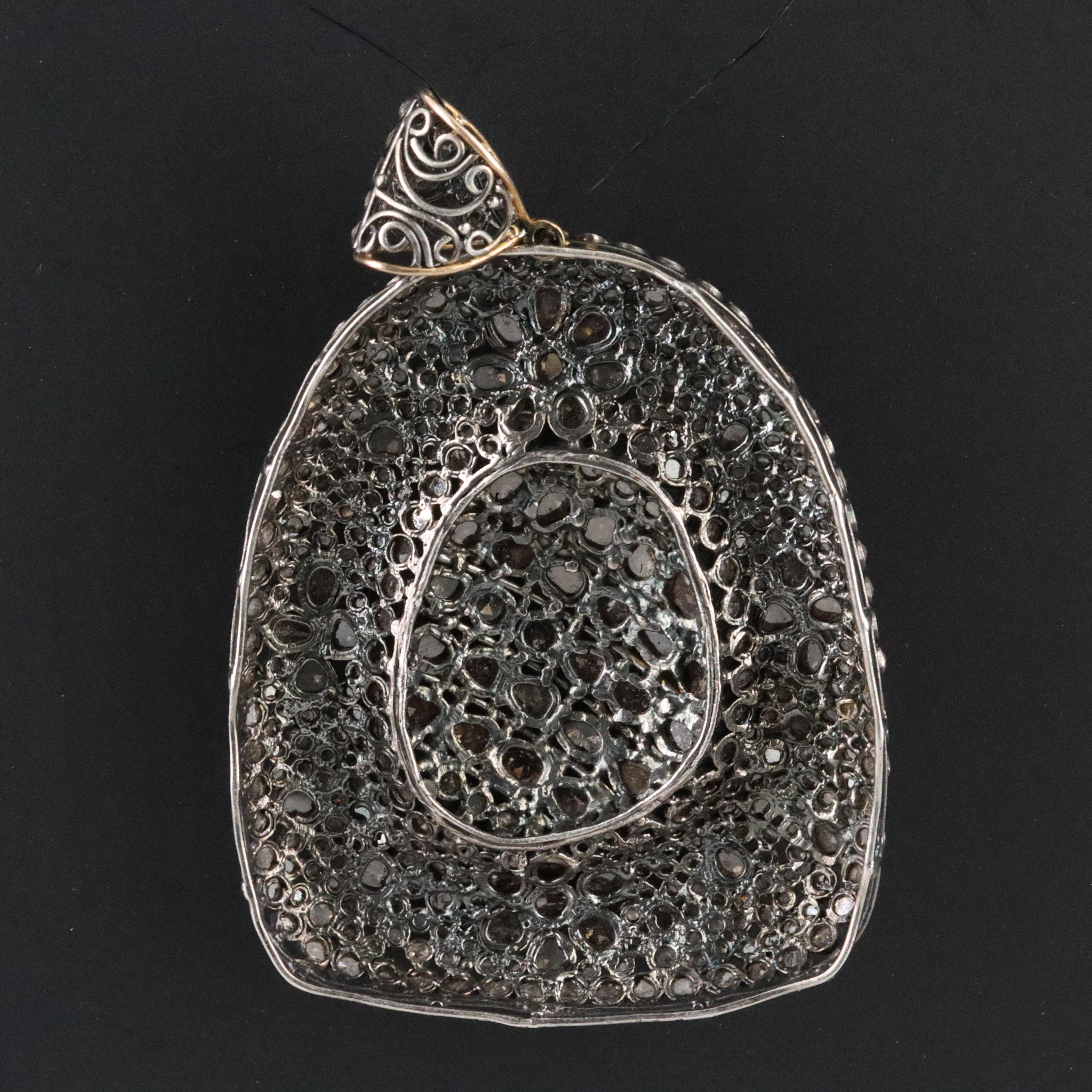 Sterling Diamond Pendant