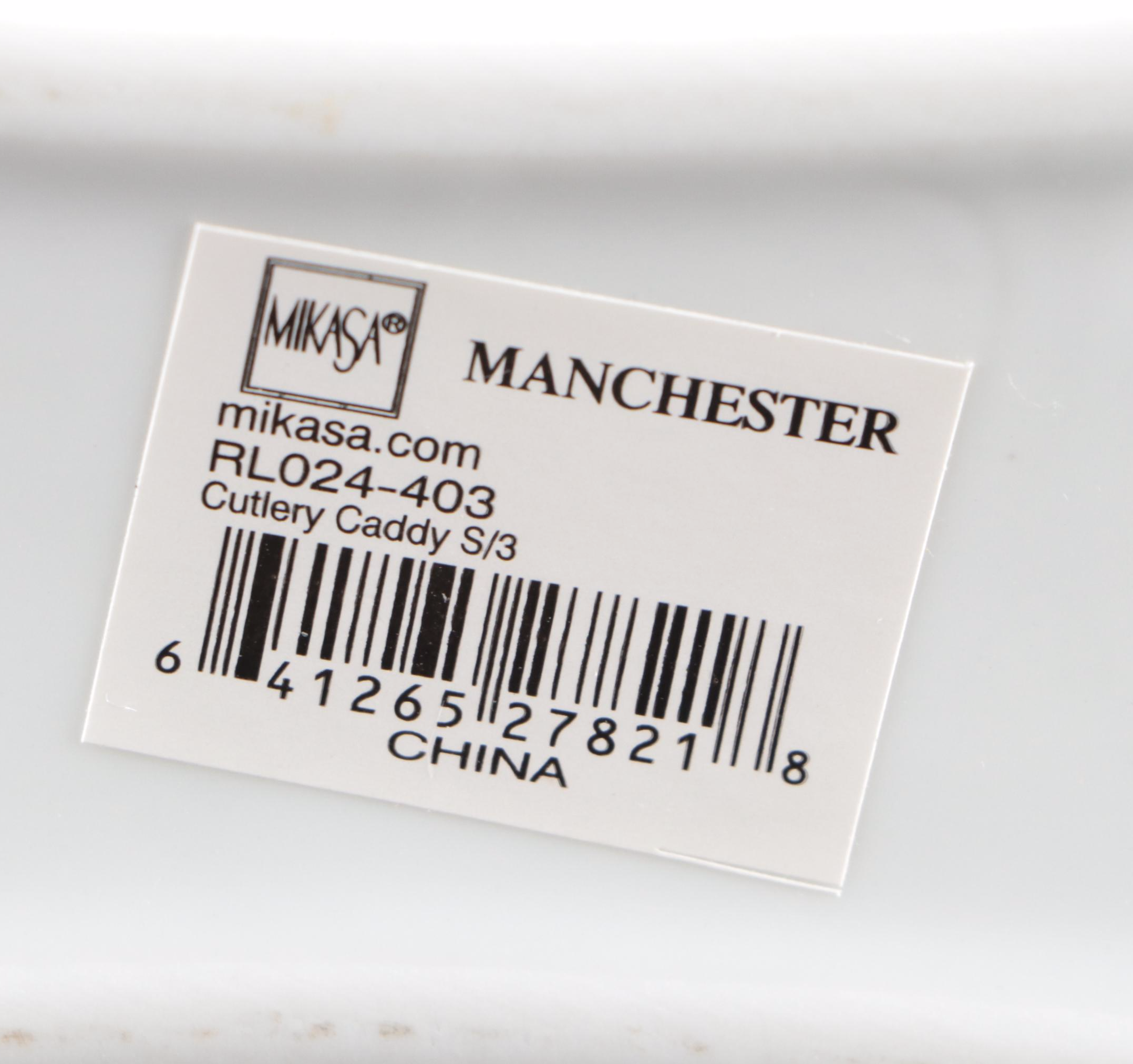 Priken-hammer Porcelain Tea Set with Mikasa and Other Cutlery Caddies