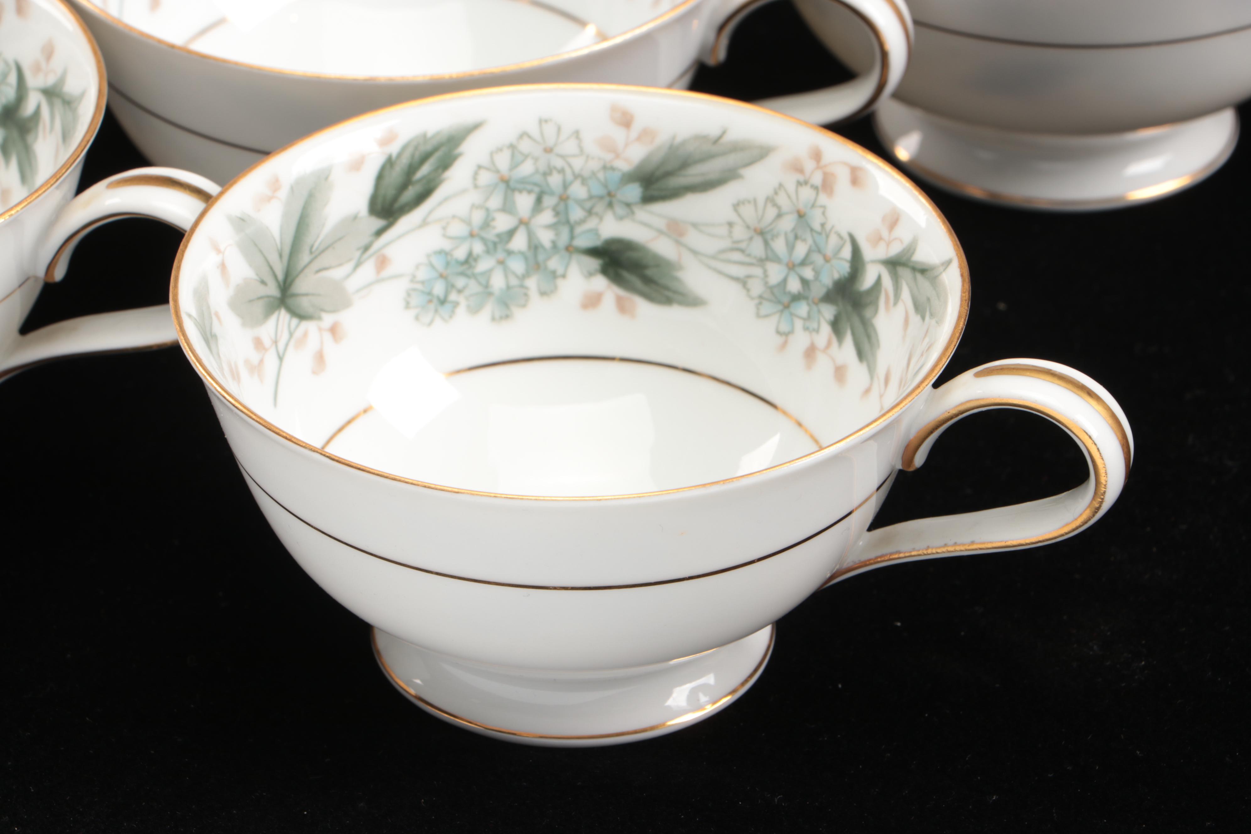 Noritake "Argyle" Bone China Dinnerware, Mid-20th Century