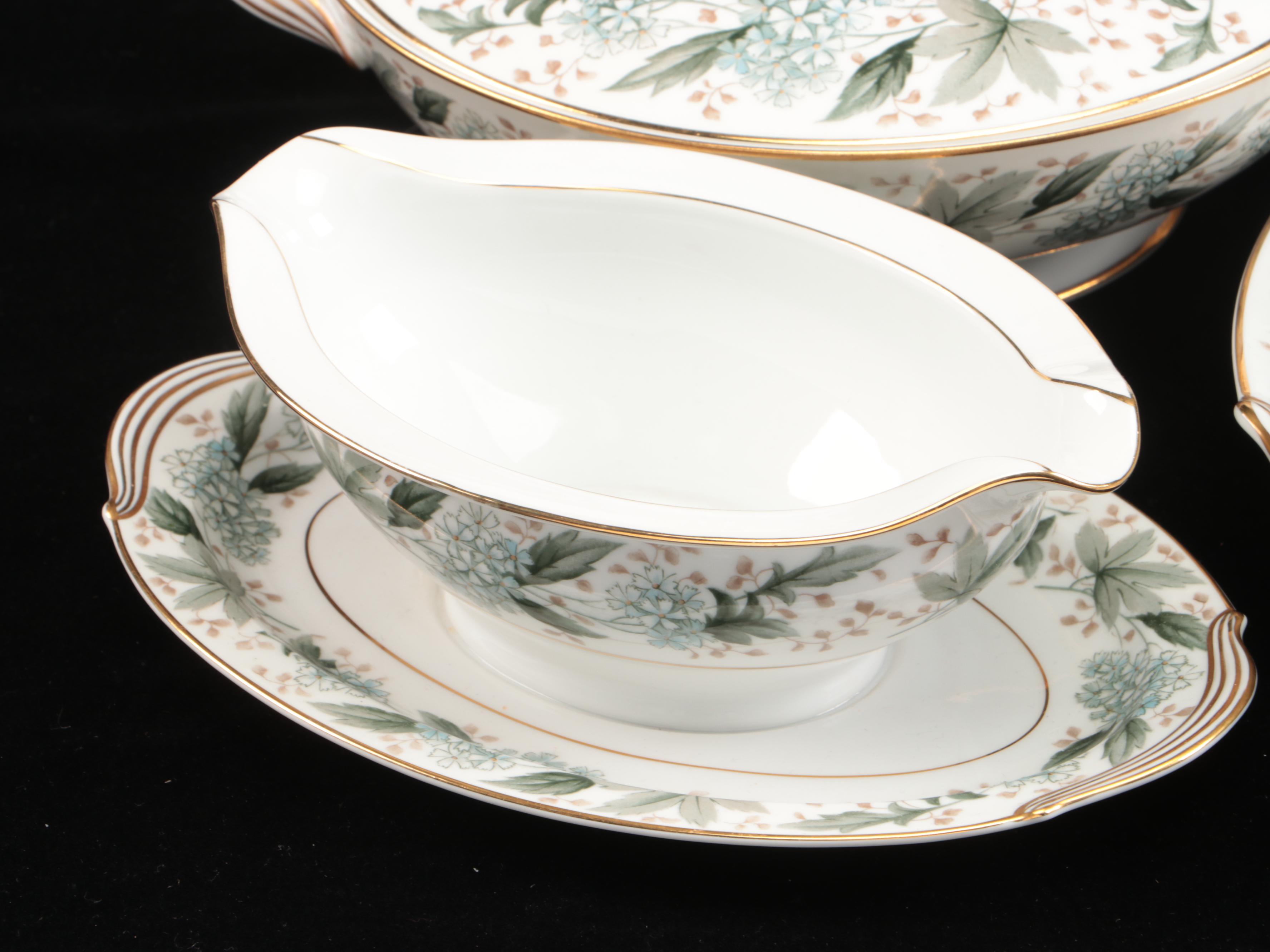 Noritake "Argyle" Bone China Dinnerware, Mid-20th Century