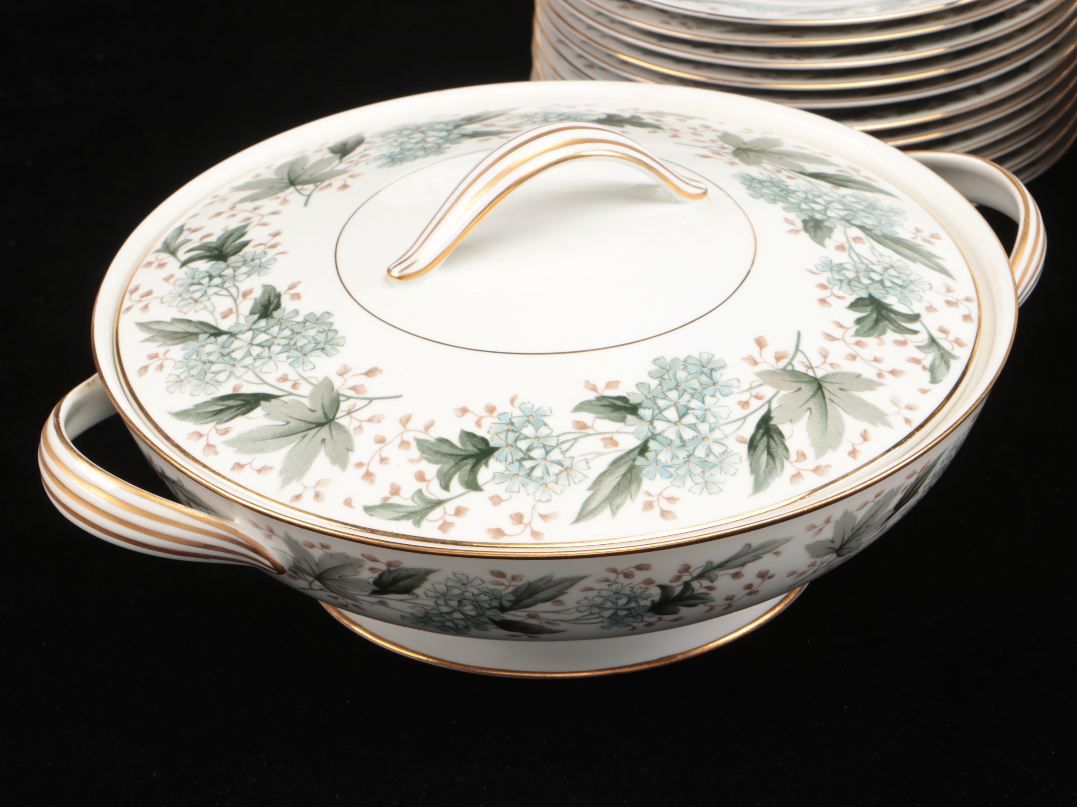 Noritake "Argyle" Bone China Dinnerware, Mid-20th Century