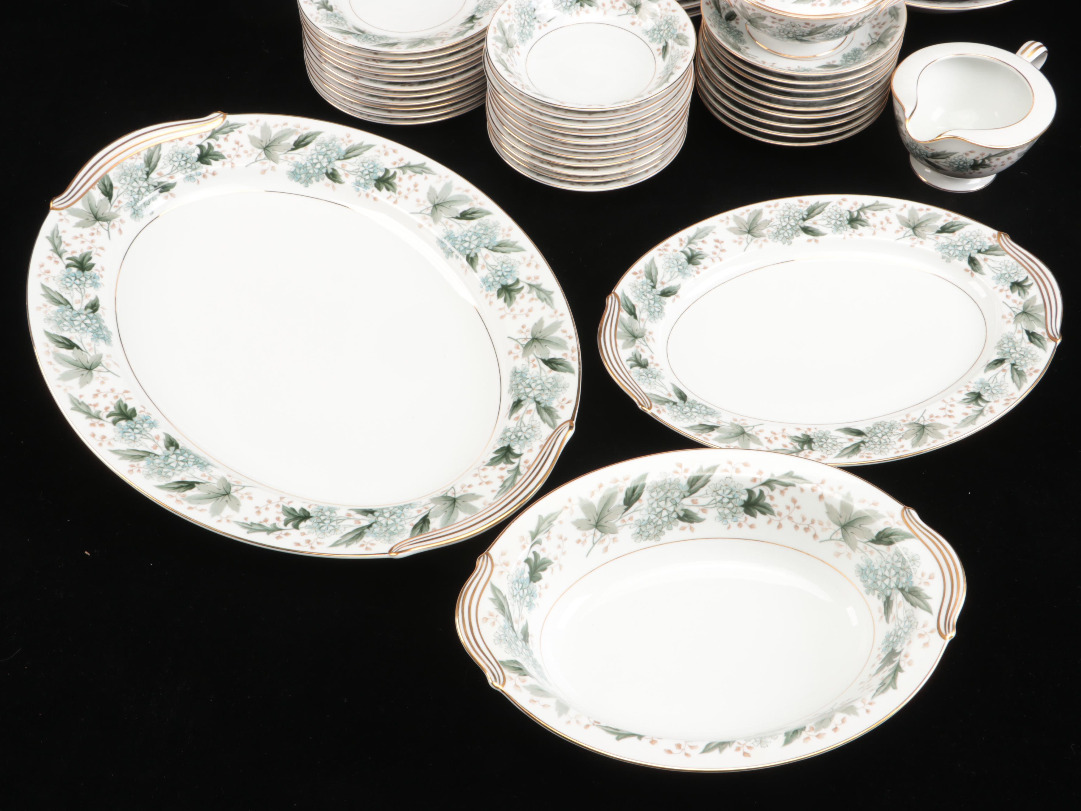 Noritake "Argyle" Bone China Dinnerware, Mid-20th Century